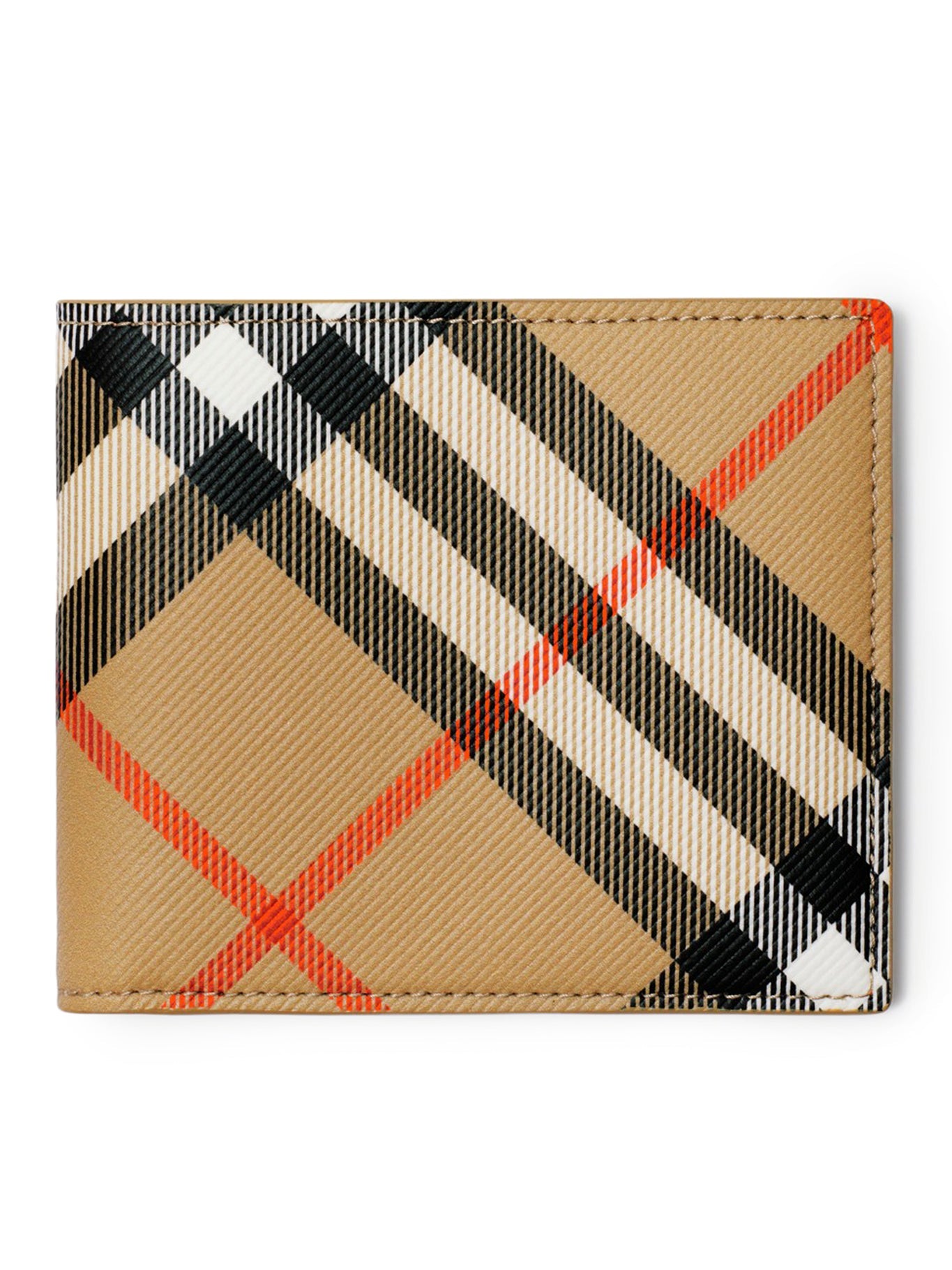 Оригінальна Vintage Check Bifold Wallet Burberry – боковий вид