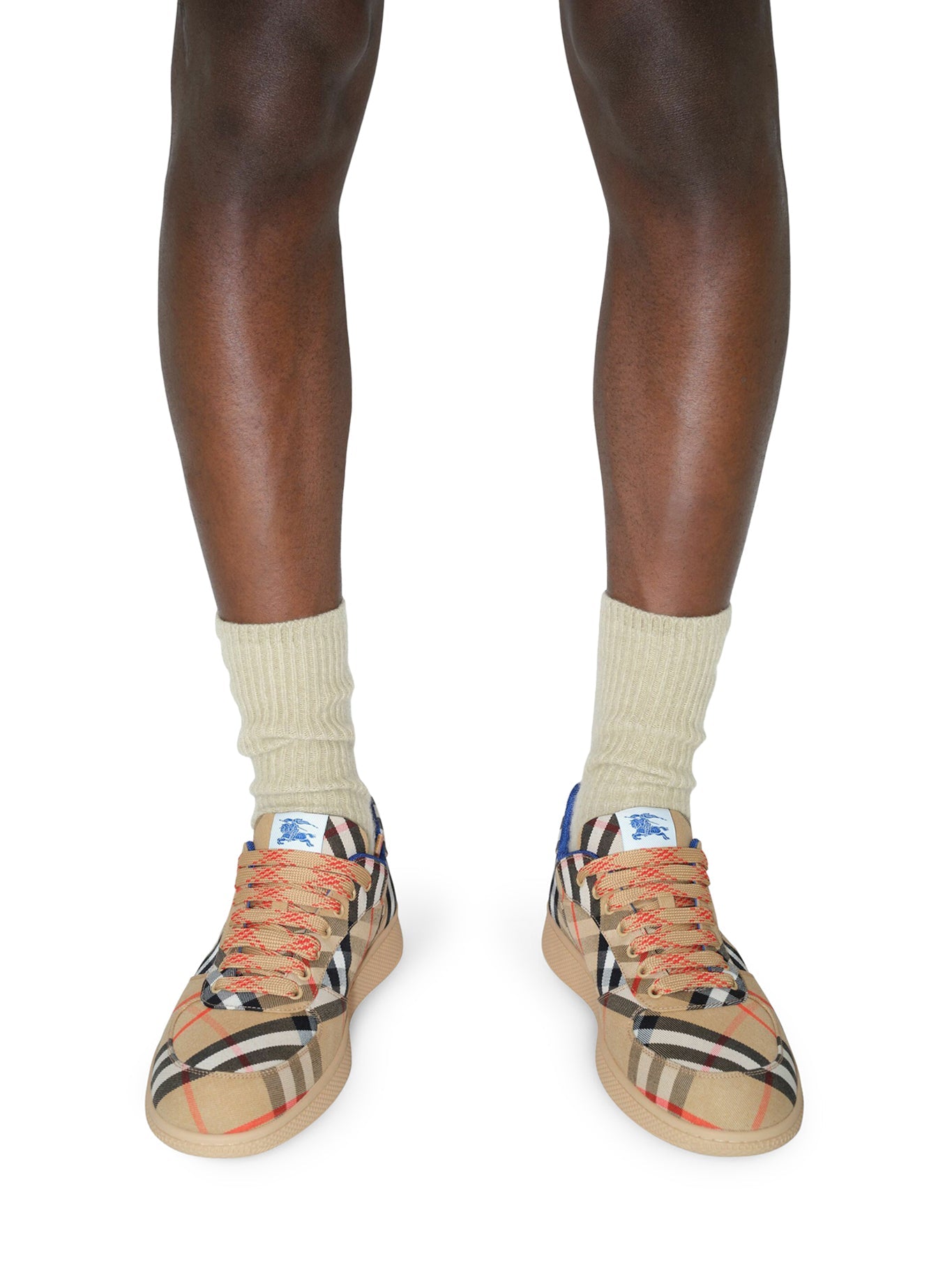 Checked Box Sneakers Burberry оригінал – Купити в Україні – вид ззаду