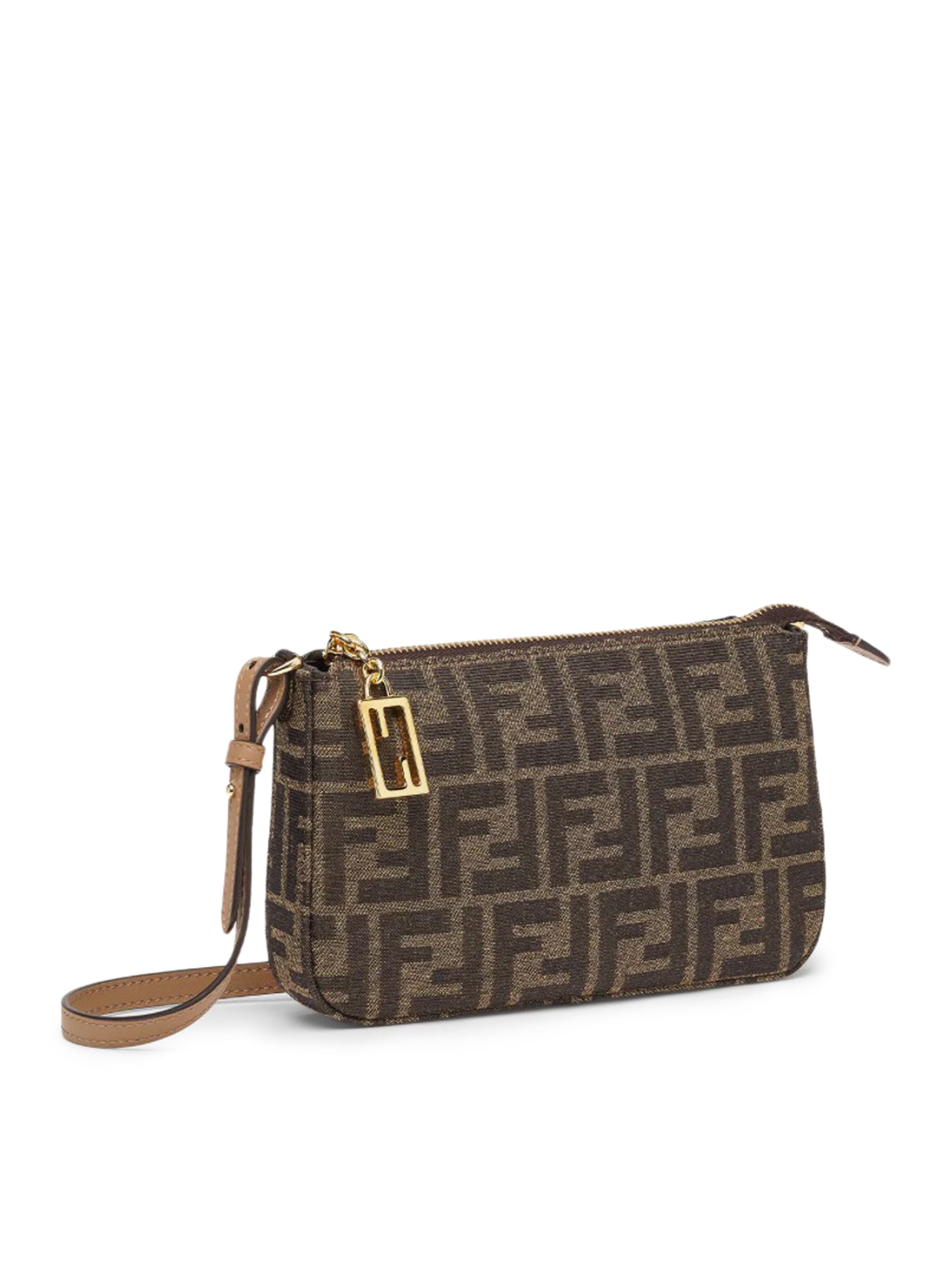 Оригінальна Pouch Baguette With Chain ??in Ff Jacquard Fabric Fendi – детальний вид