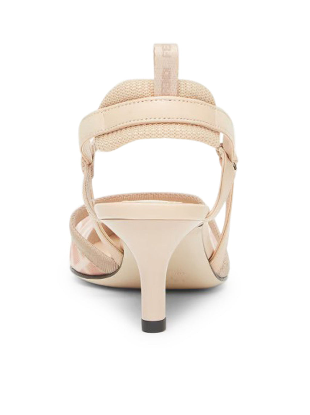 Оригінальна Colibri` Lite Slingback With Medium Heel In Pink Mesh Ff Fendi – детальний вид
