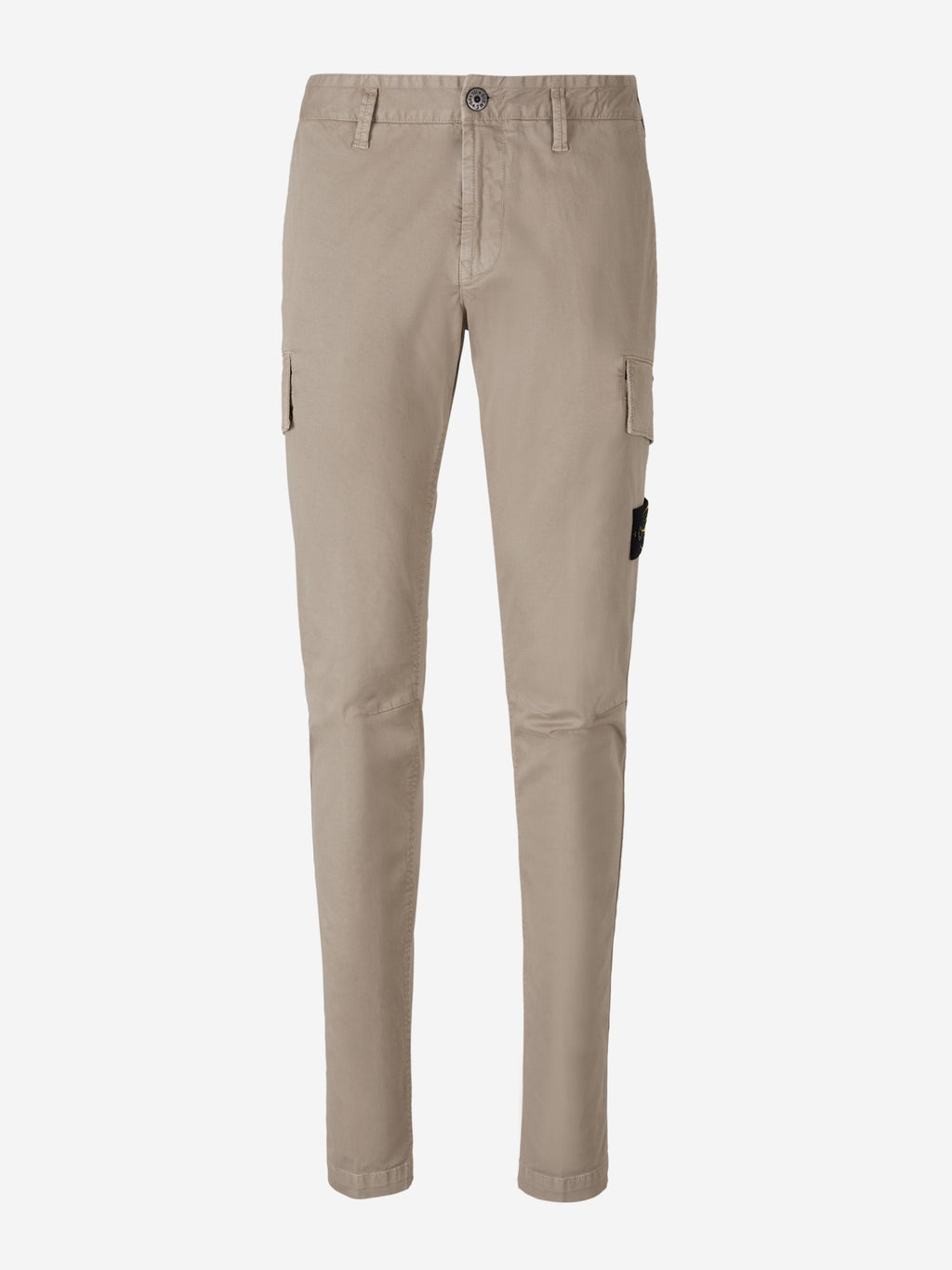 Logo Cotton Trousers Stone island – Гарантія оригінальності – боковий вид