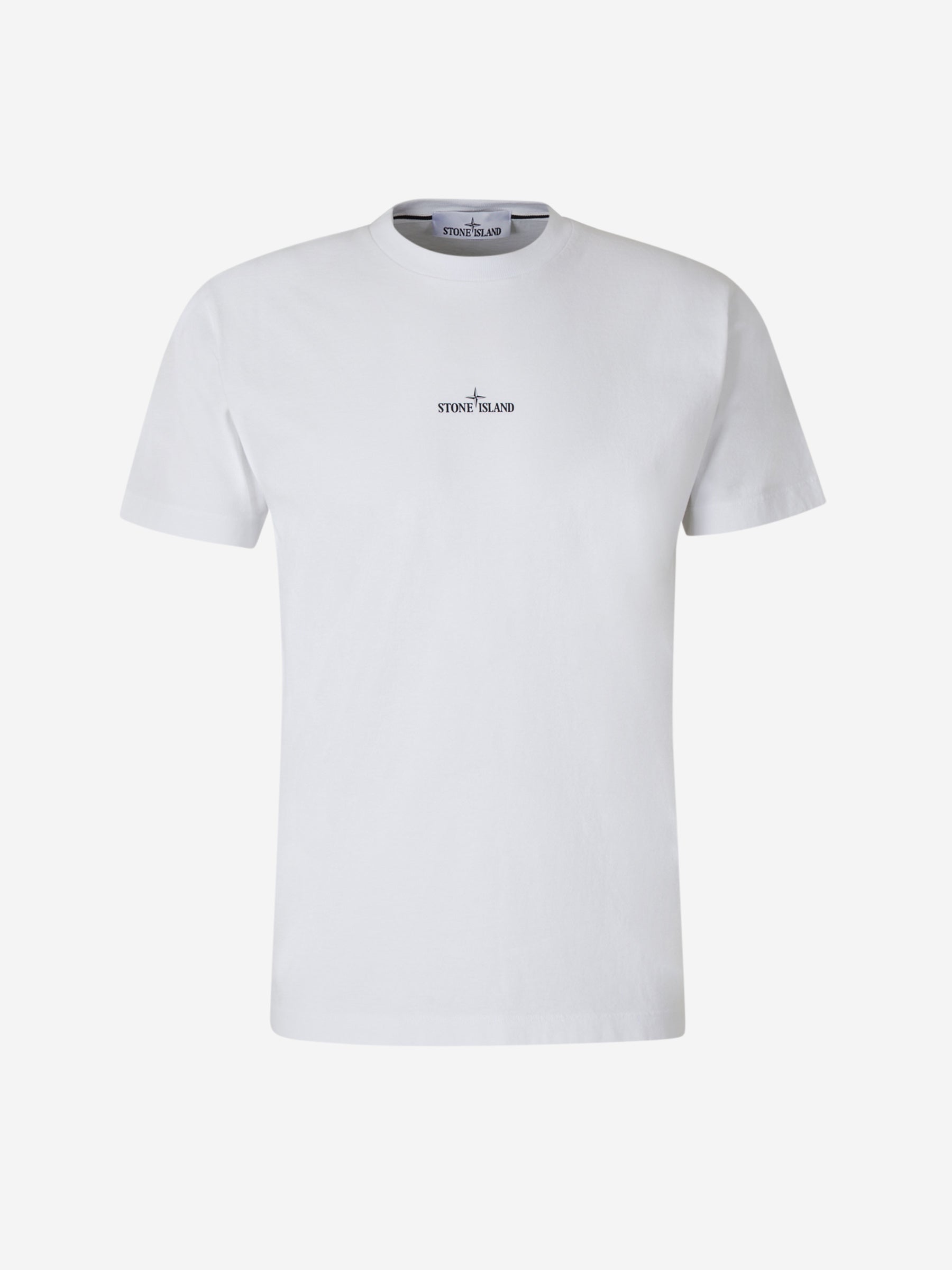 Оригінальна Cotton Logo T-Shirt Stone island – боковий вид