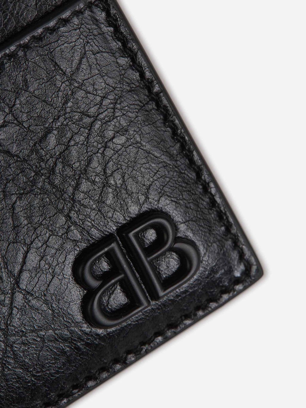Logo Leather Card Holder Balenciaga – Гарантія оригінальності – збільшений вид
