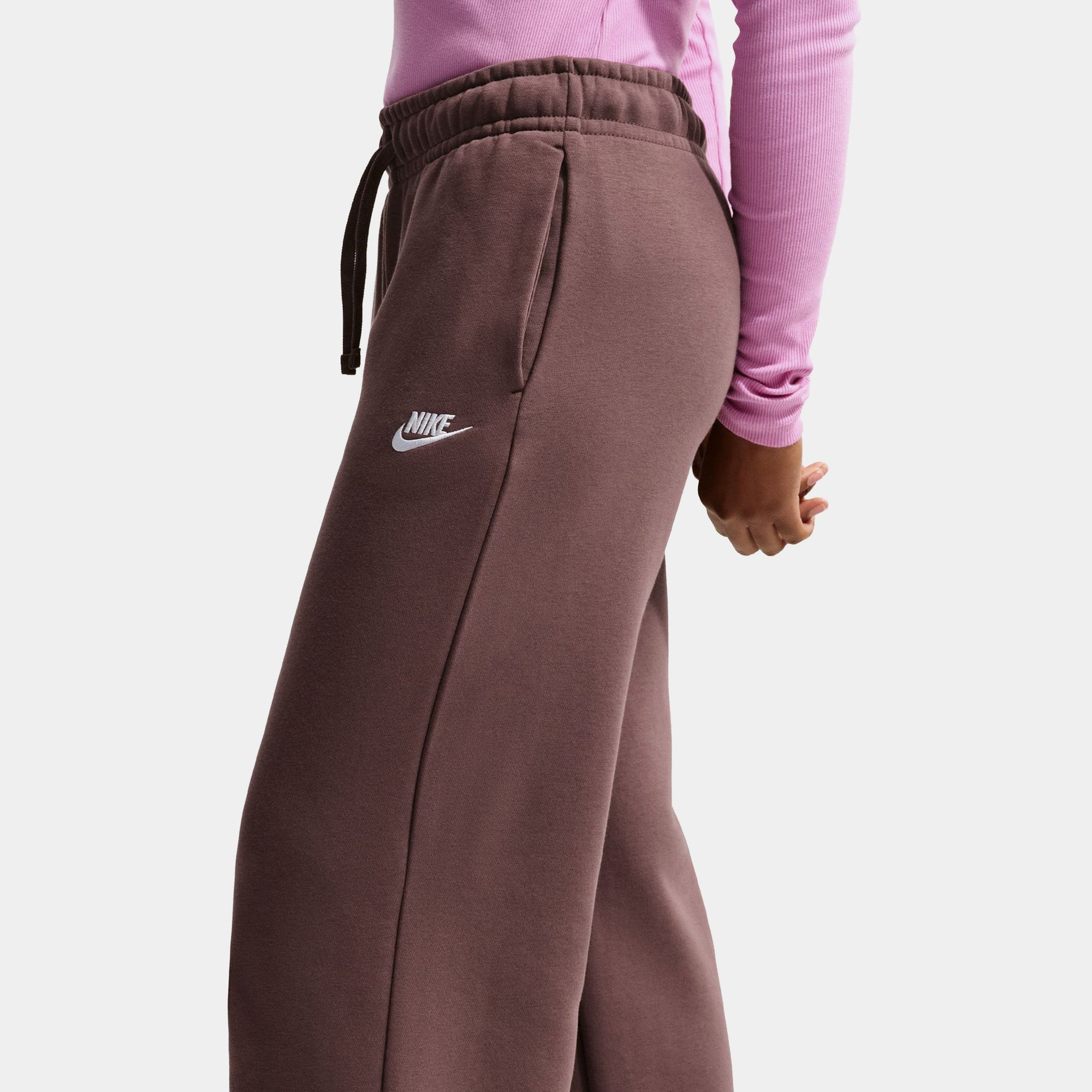 Nsw Club Fleece MID Rise Wide Leg Womens Sweatpants Nike оригінал – Купити в Україні – детальний вид