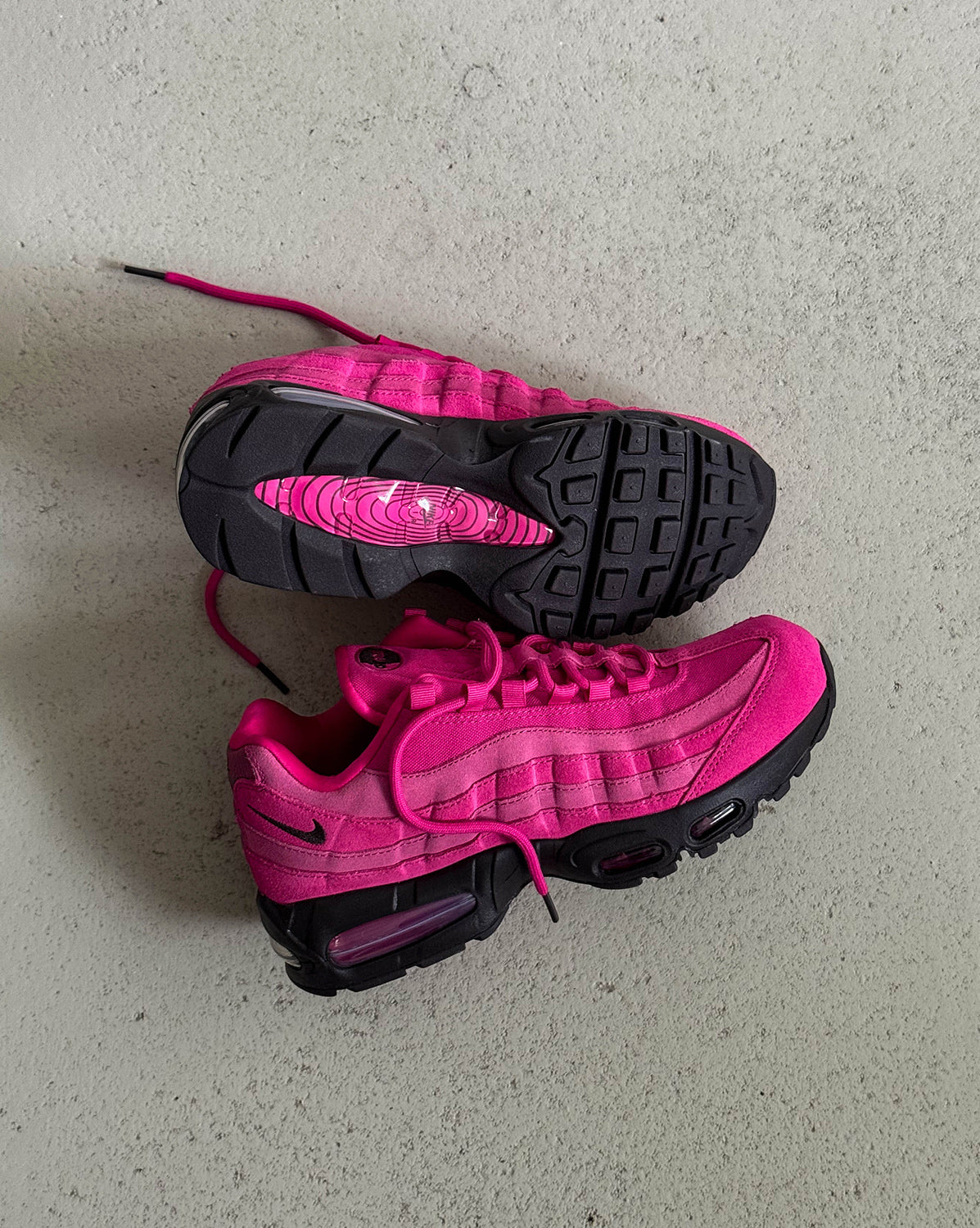 Air Max 95 Og *big Bubble* *fireberry* Nike оригінал – Купити в Україні – вид ззаду
