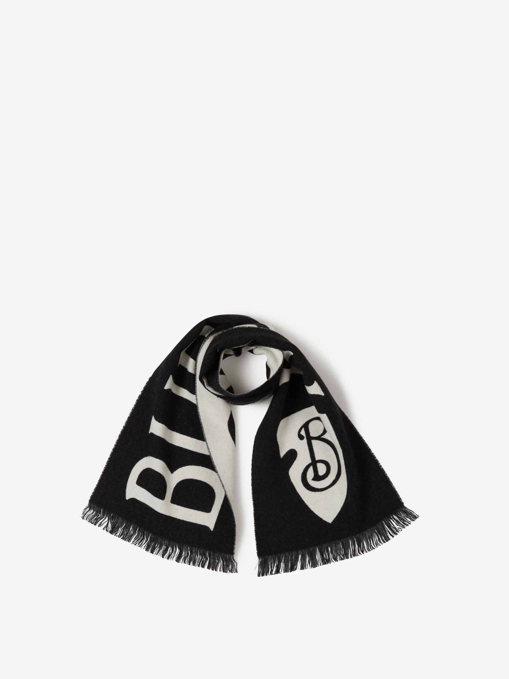 Wool Logo Scarf Burberry оригінал – Купити в Україні – боковий вид