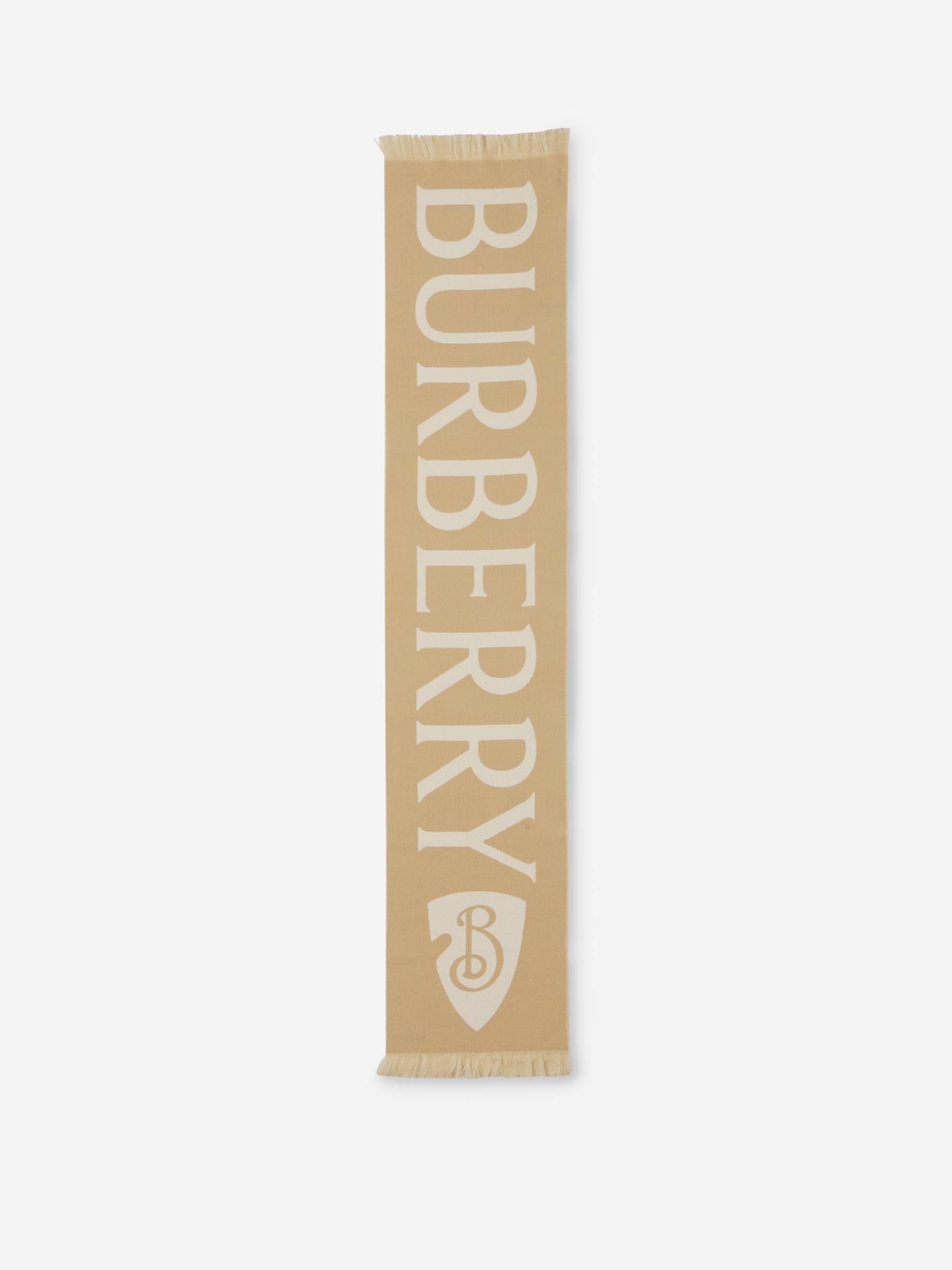 Wool Logo Scarf Burberry оригінал – Купити в Україні – вид ззаду