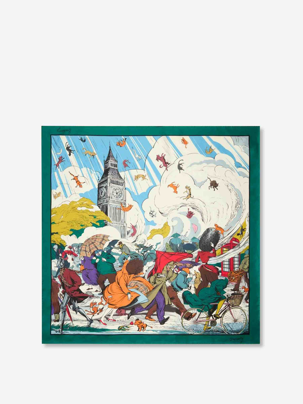 Raining Cats And Dogs Scarf Burberry оригінал – Купити в Україні – вид ззаду