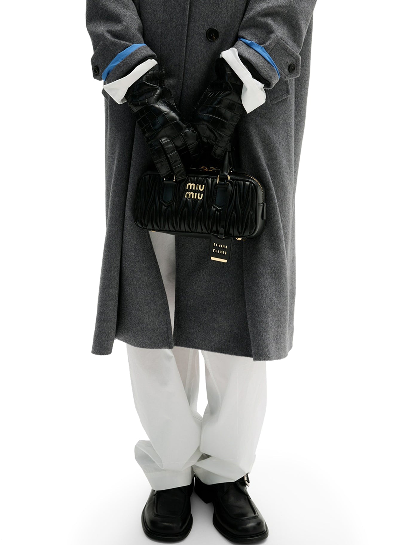 Arcadie Bag In Quilted Nappa Miu miu оригінал – Купити в Україні – вид ззаду