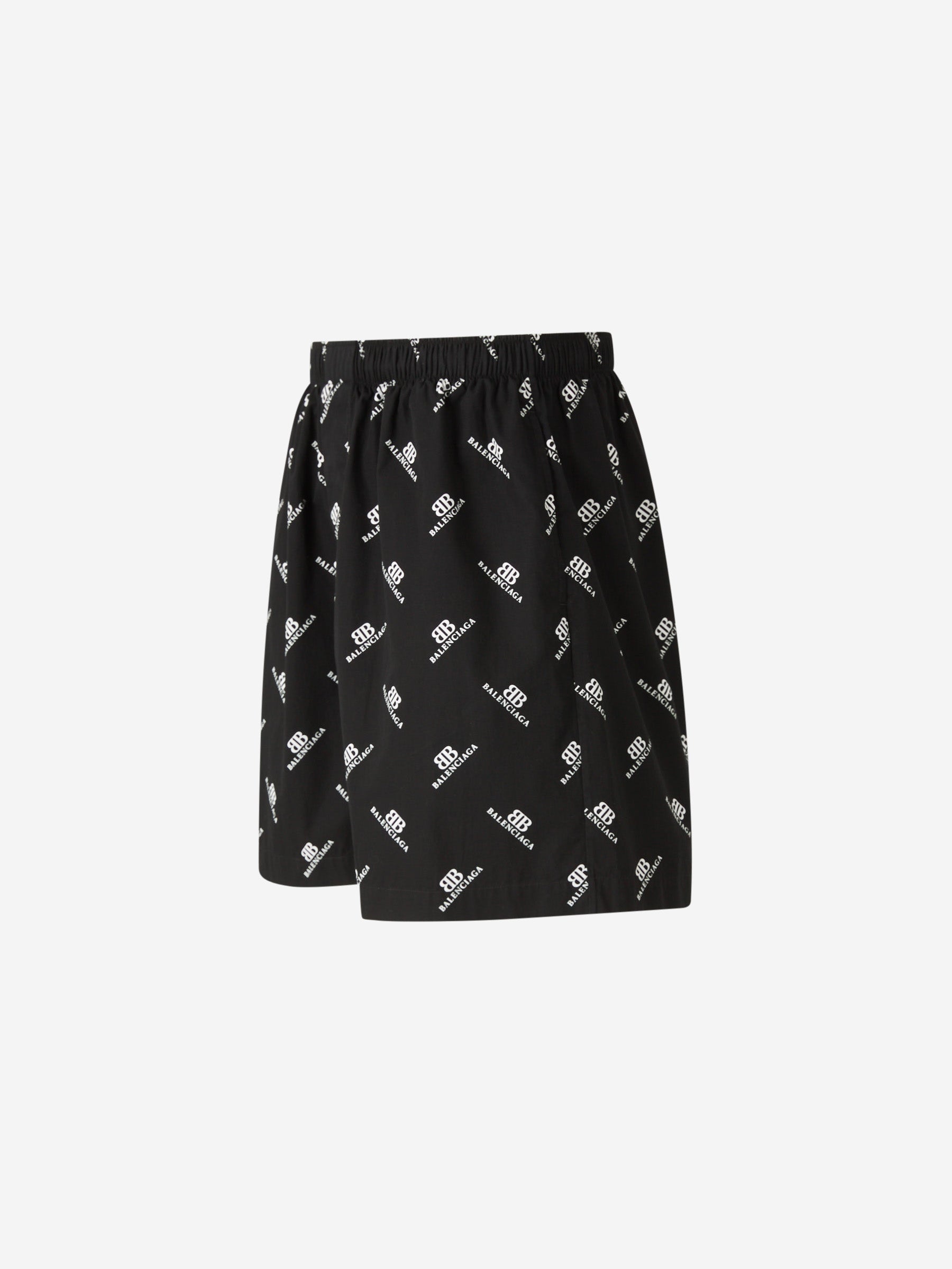 Bb Monogram Bermuda Shorts Balenciaga оригінал – Купити в Україні – вид ззаду