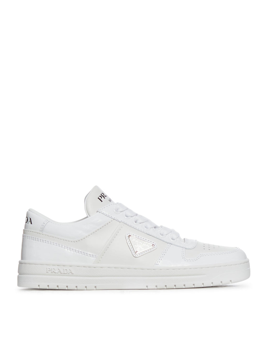 Оригінальна Downtown Leather Sneakers Prada – боковий вид