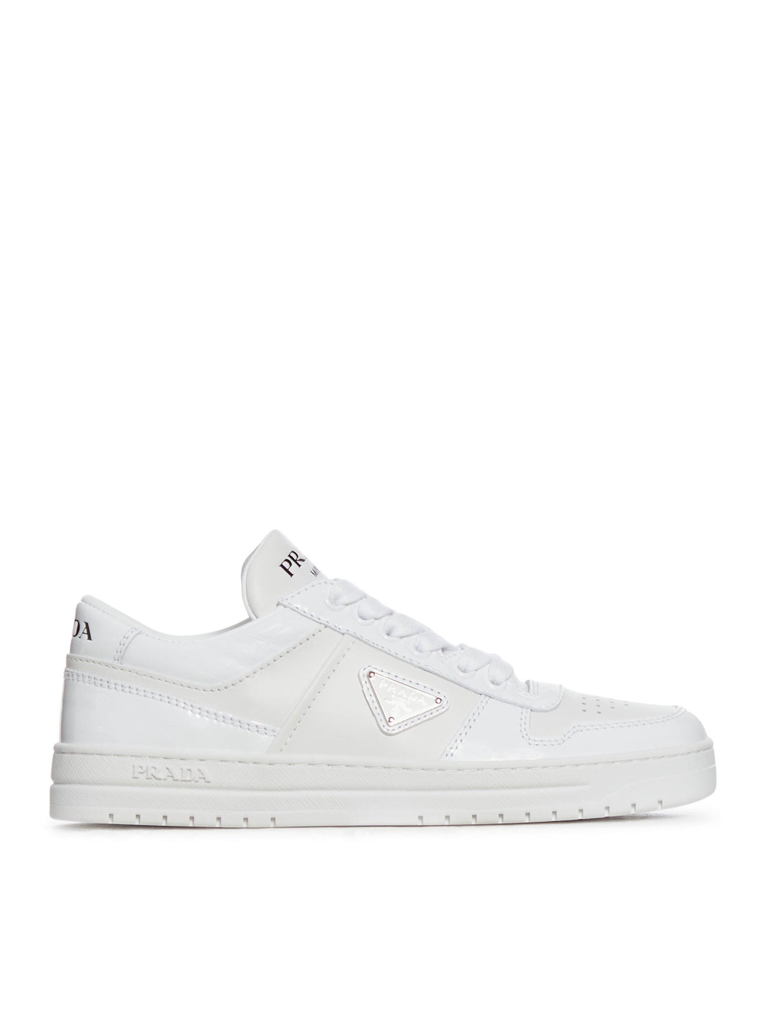 Оригінальна Downtown Leather Sneakers Prada – боковий вид
