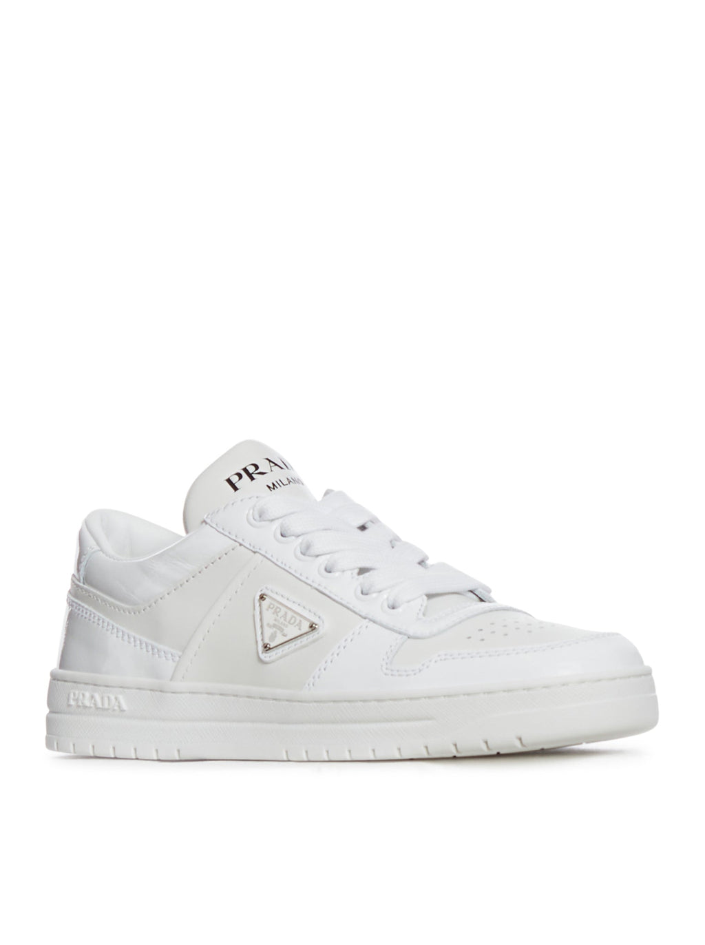 Оригінальна Downtown Leather Sneakers Prada – вид ззаду
