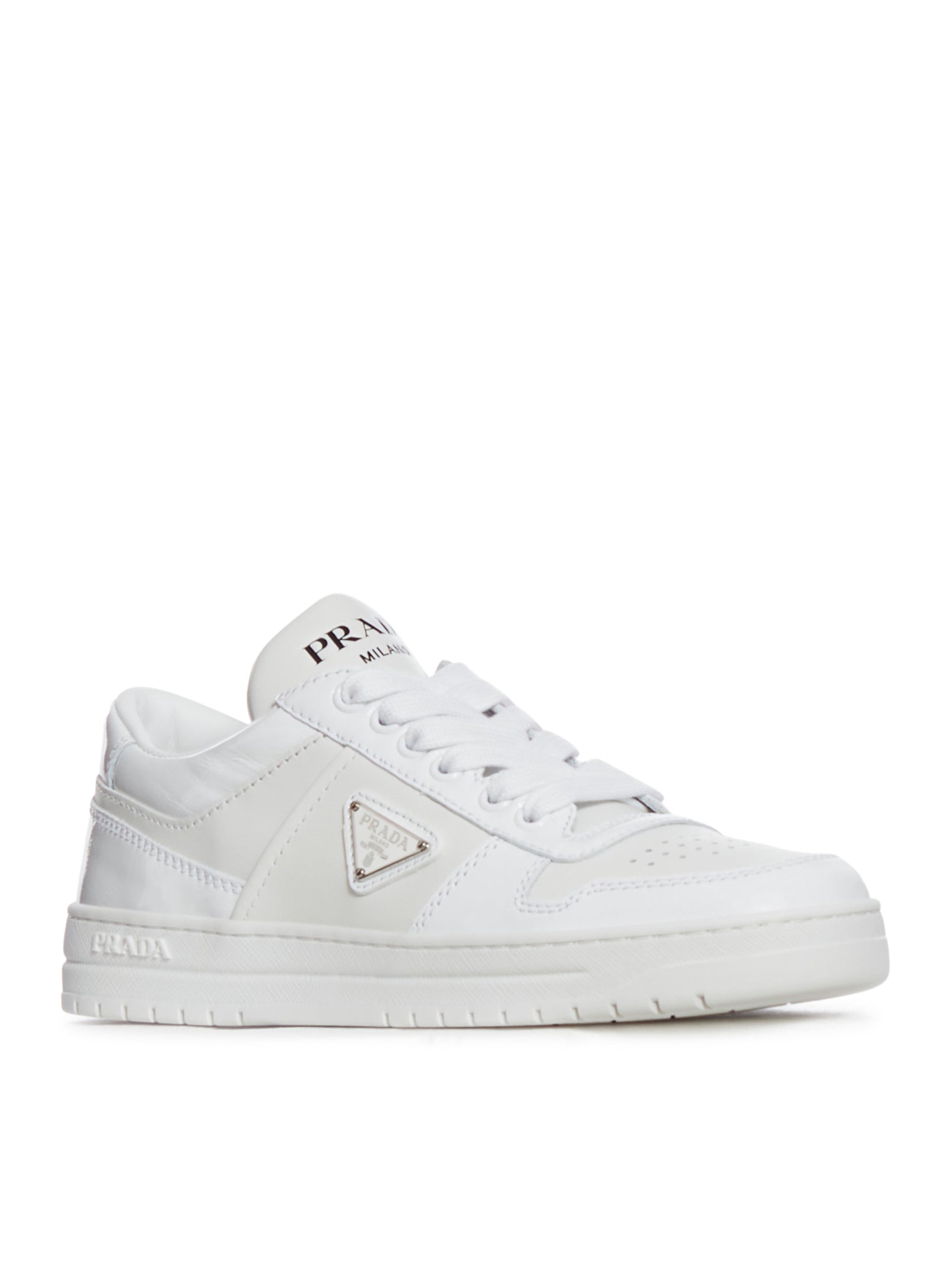 Оригінальна Downtown Leather Sneakers Prada – вид ззаду