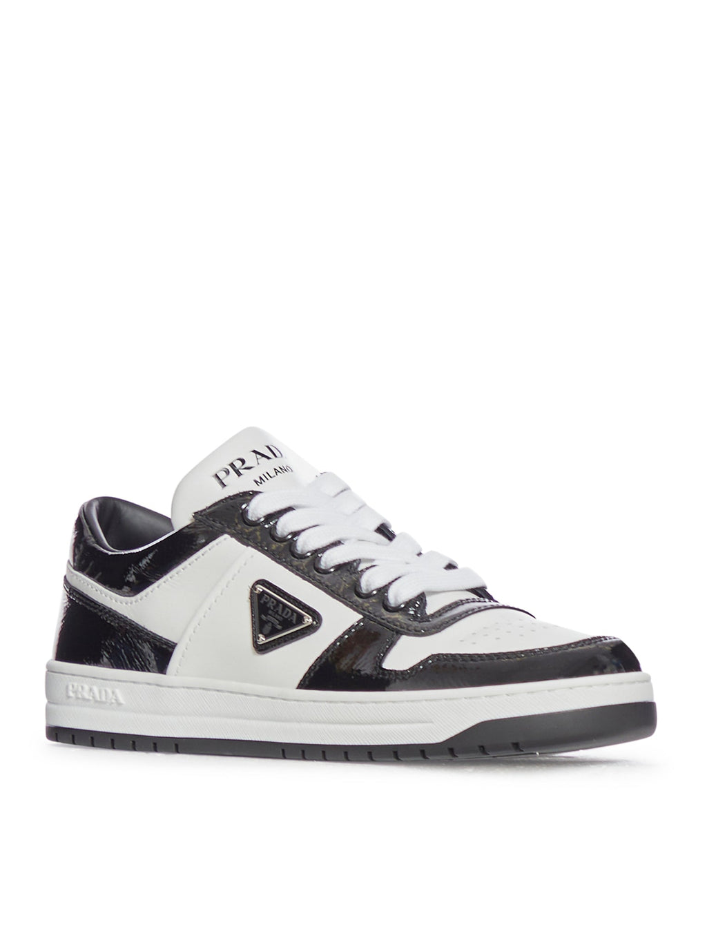Оригінальна Downtown Leather Sneakers Prada – вид ззаду