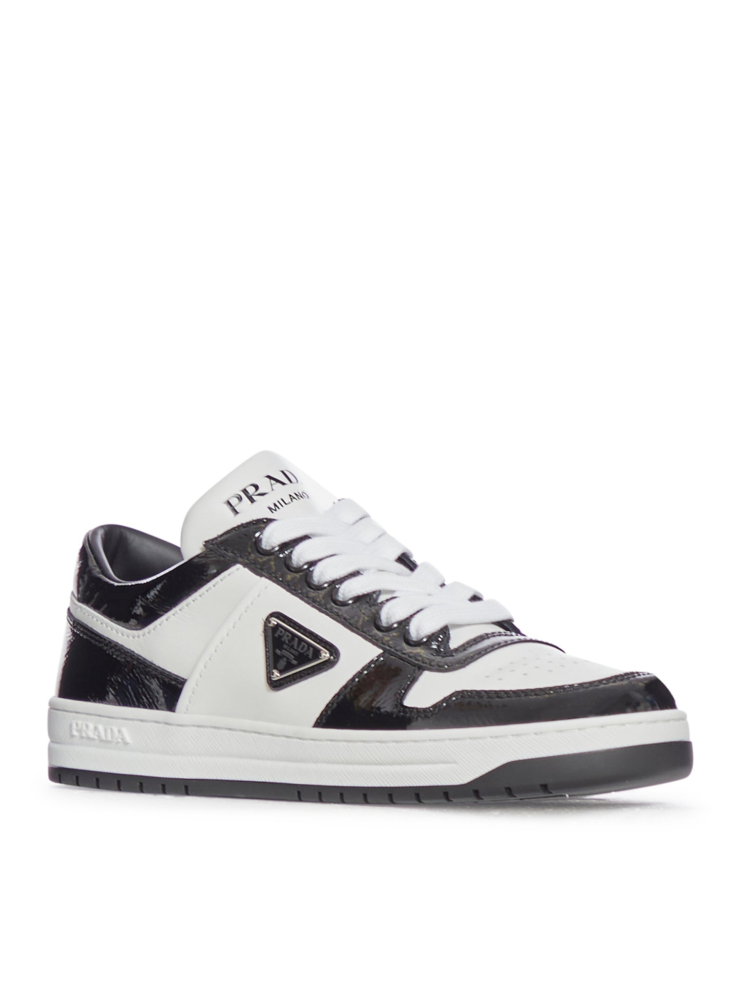 Оригінальна Downtown Leather Sneakers Prada – вид ззаду