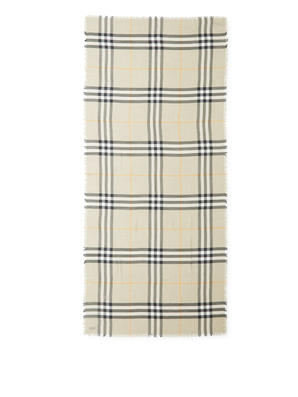 Tartan Motif Scarf Burberry – Гарантія оригінальності – вид ззаду