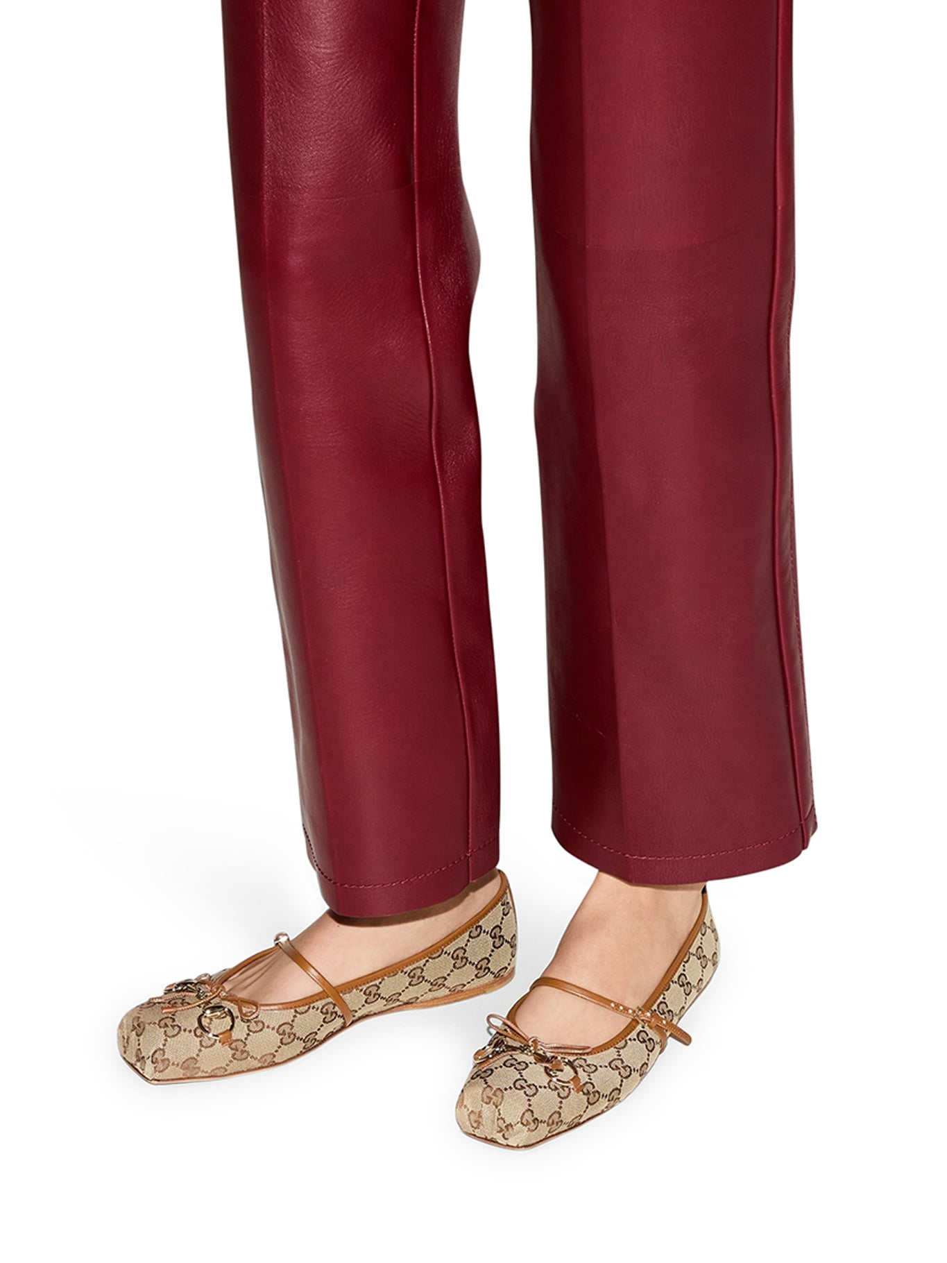 Оригінальна Women`s Ballerina With Horsepiece Gucci – вид ззаду