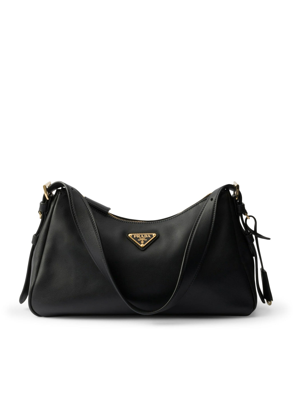Оригінальна Aimee Medium Leather Shoulder Bag Prada – боковий вид