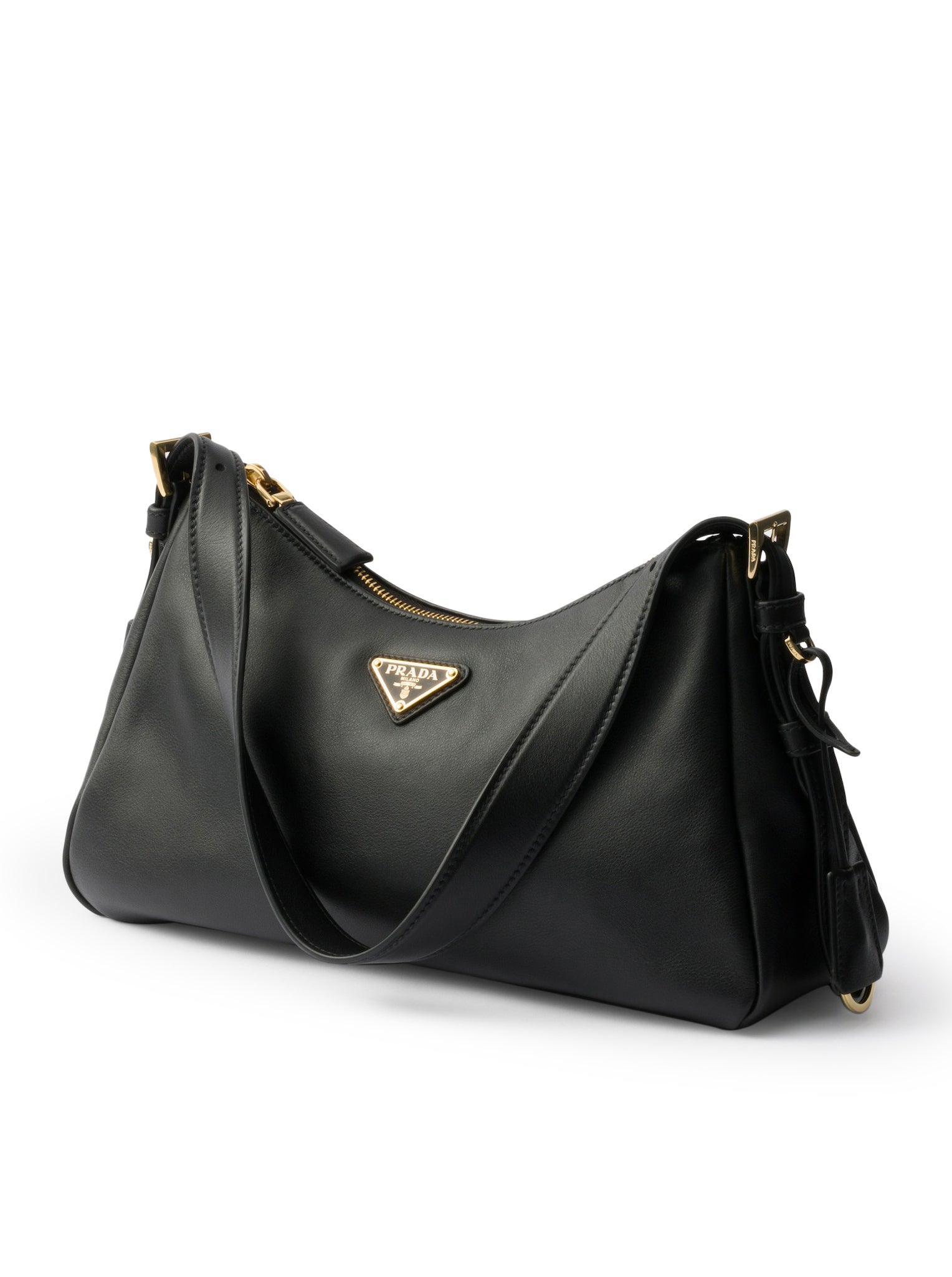 Оригінальна Aimee Medium Leather Shoulder Bag Prada – детальний вид