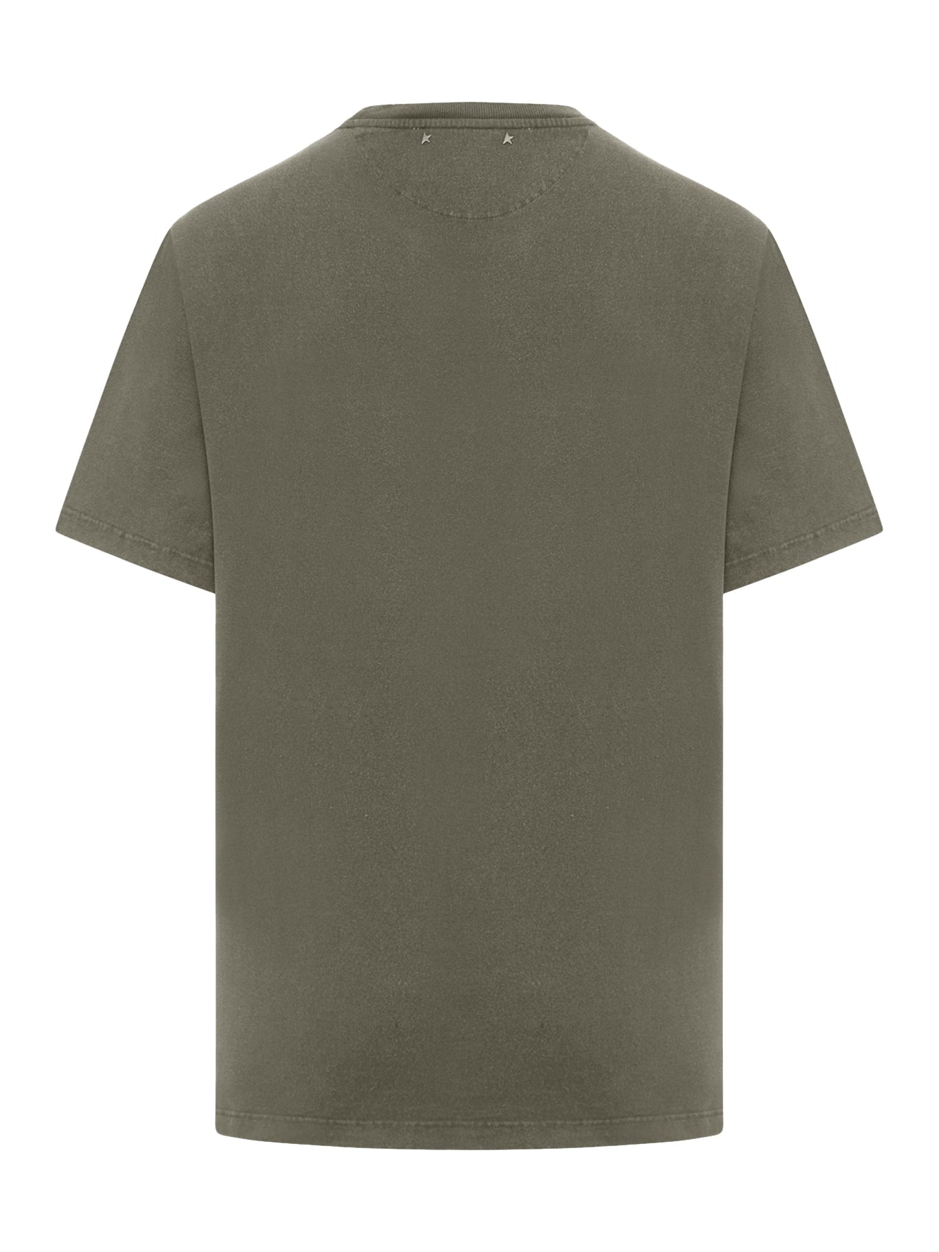 Short Sleeve T-Shirt With Logo Print Golden goose оригінал – Купити в Україні – вид ззаду