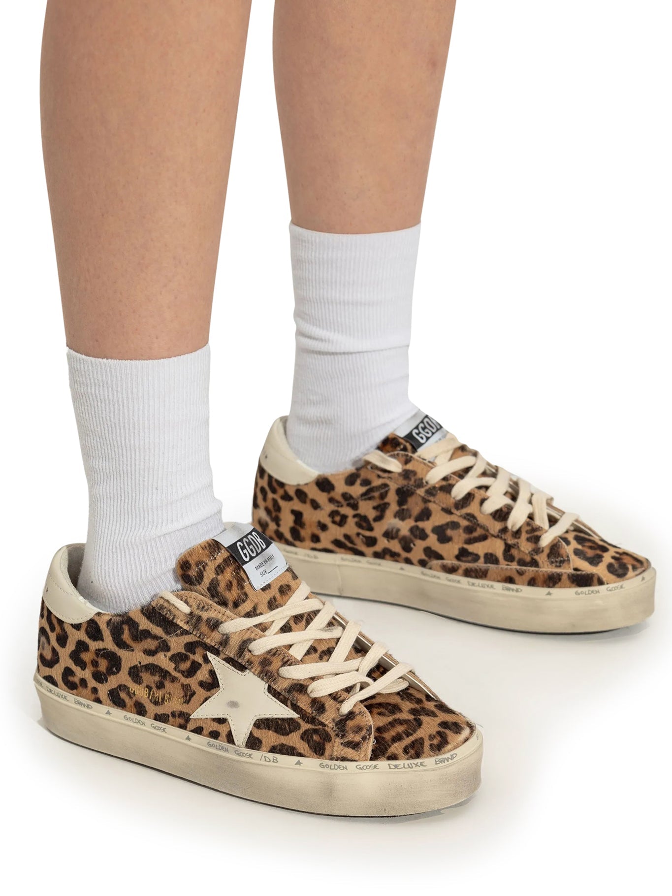 Hi-Star Ponyskin Sneakers Golden goose – Гарантія оригінальності – вид ззаду