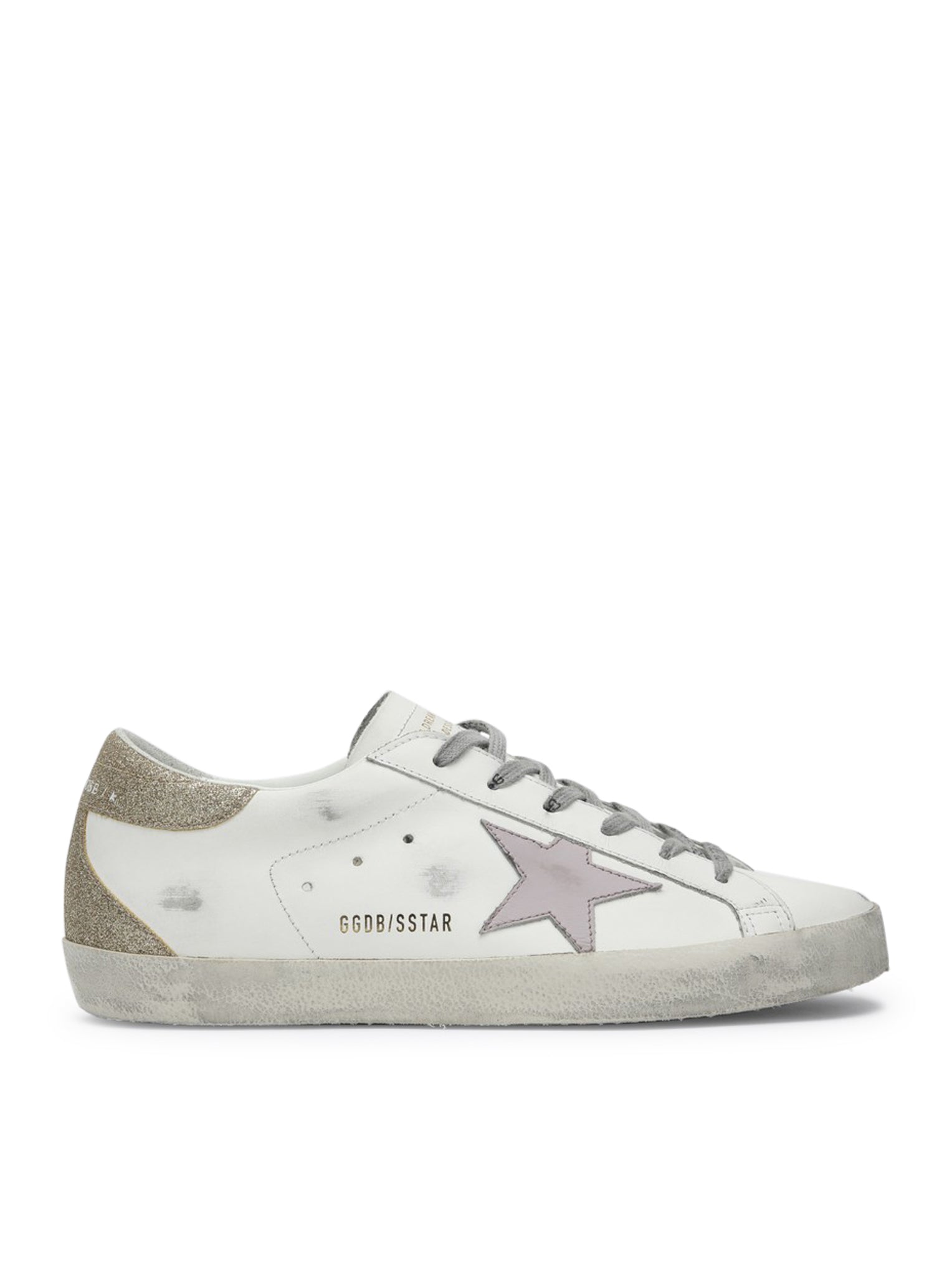 Superstar Sneakers In Nappa And Glitter Golden goose оригінал – Купити в Україні – боковий вид