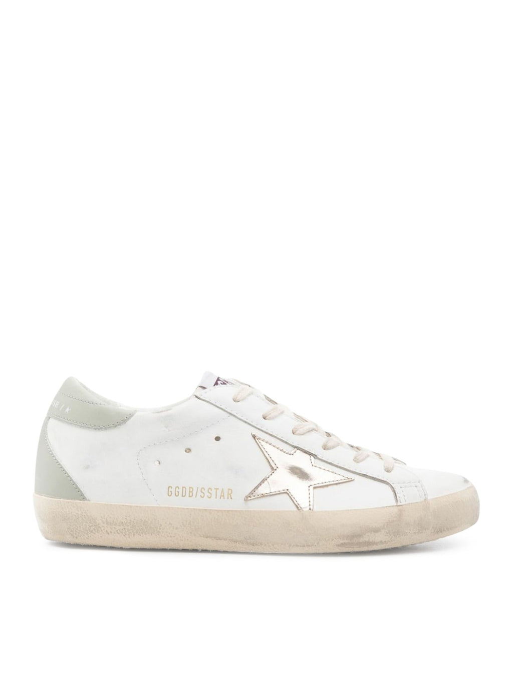 Snekares Super-Star In Nappa Golden goose оригінал – Купити в Україні – боковий вид