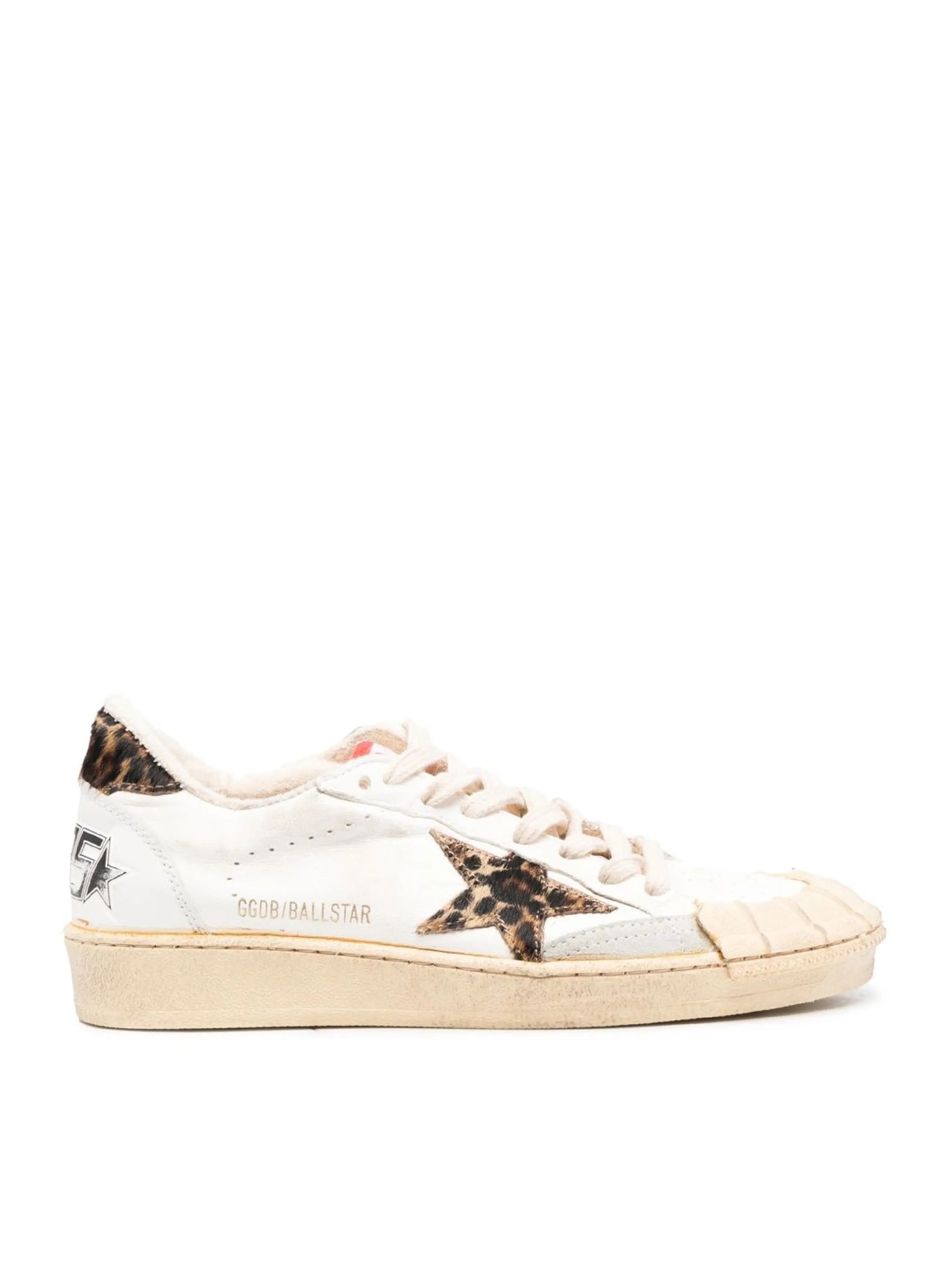 Оригінальна Ball-Star Nappa Sneakers Golden goose – боковий вид