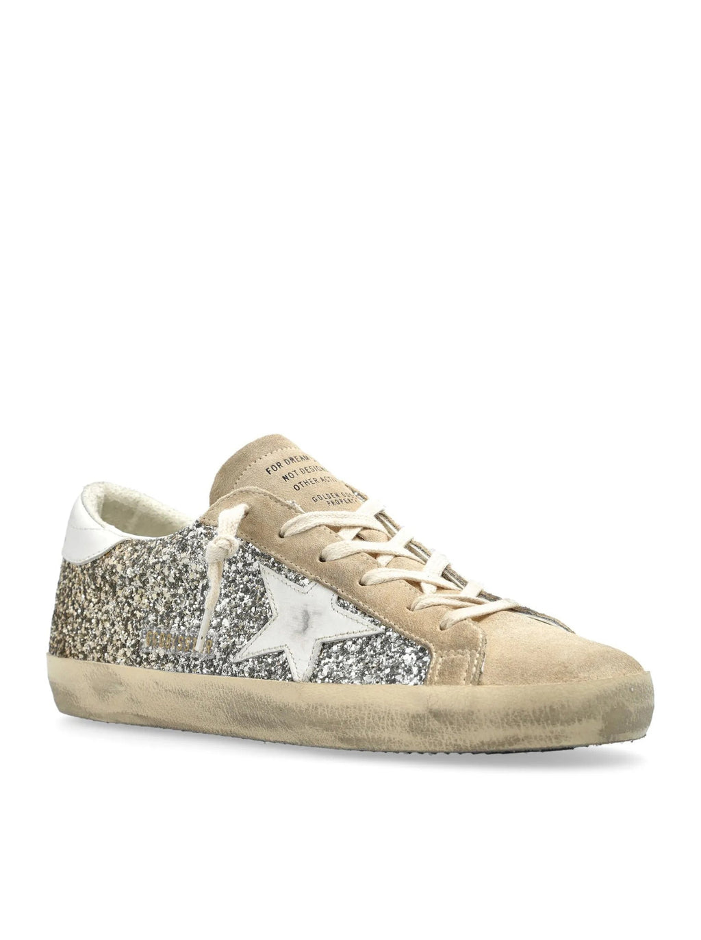 Super-Star Sneakers With Glitter Golden goose оригінал – Купити в Україні – вид ззаду