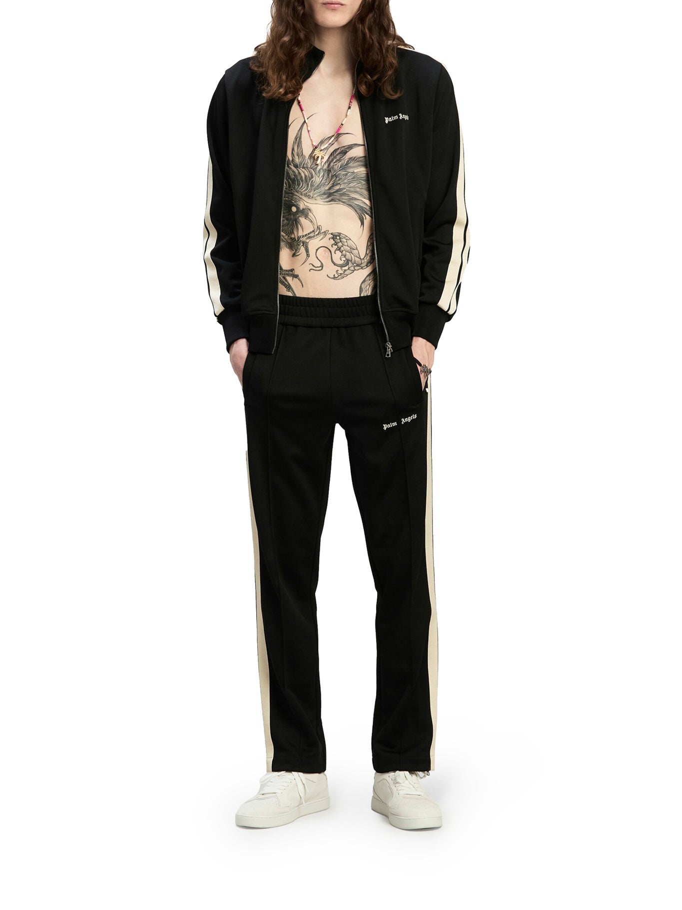 Оригінальна Sports Jacket With Logo Palm angels – вид ззаду