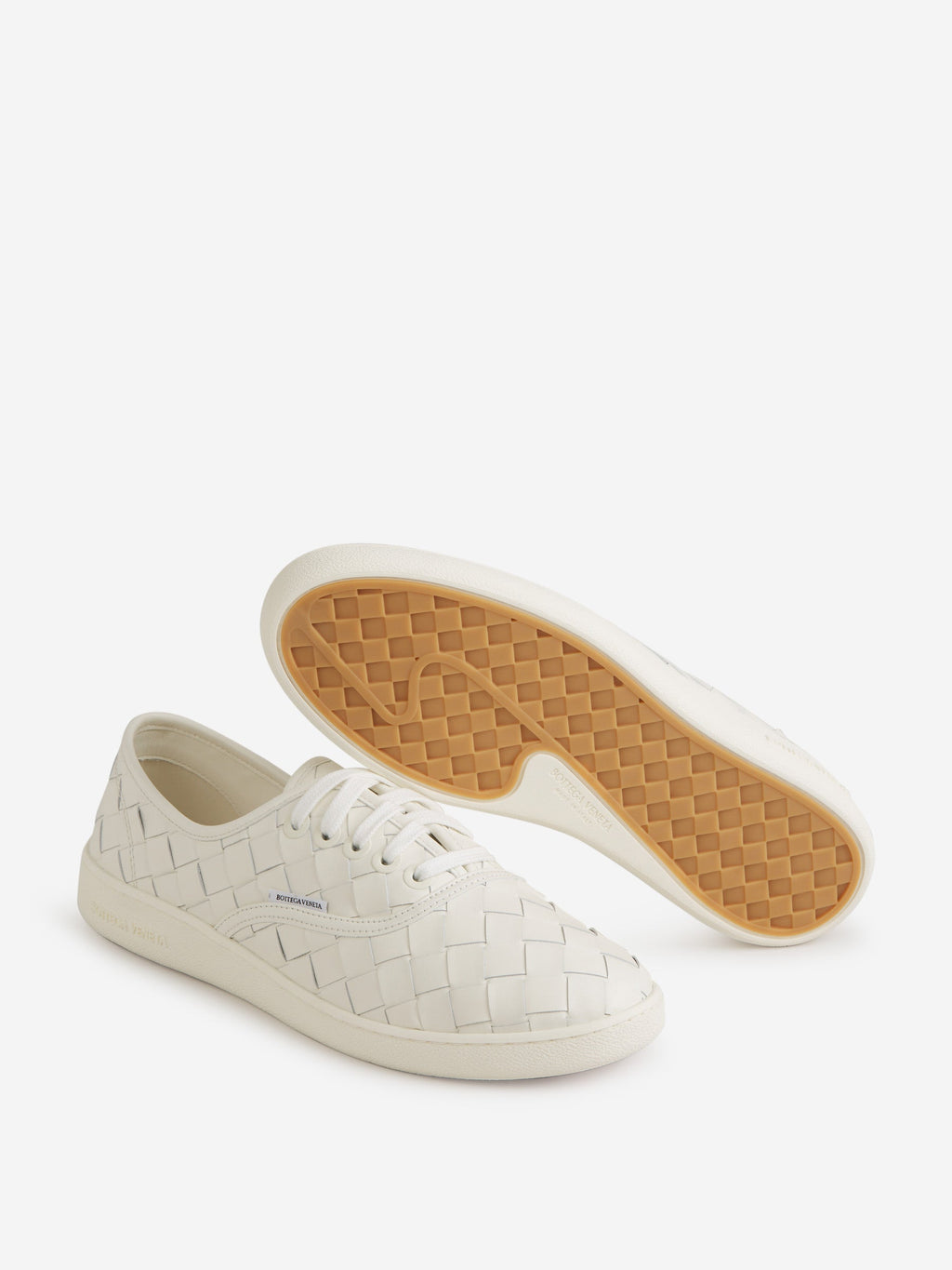 Оригінальна Leather Intrecciato Sneakers Bottega veneta – збільшений вид