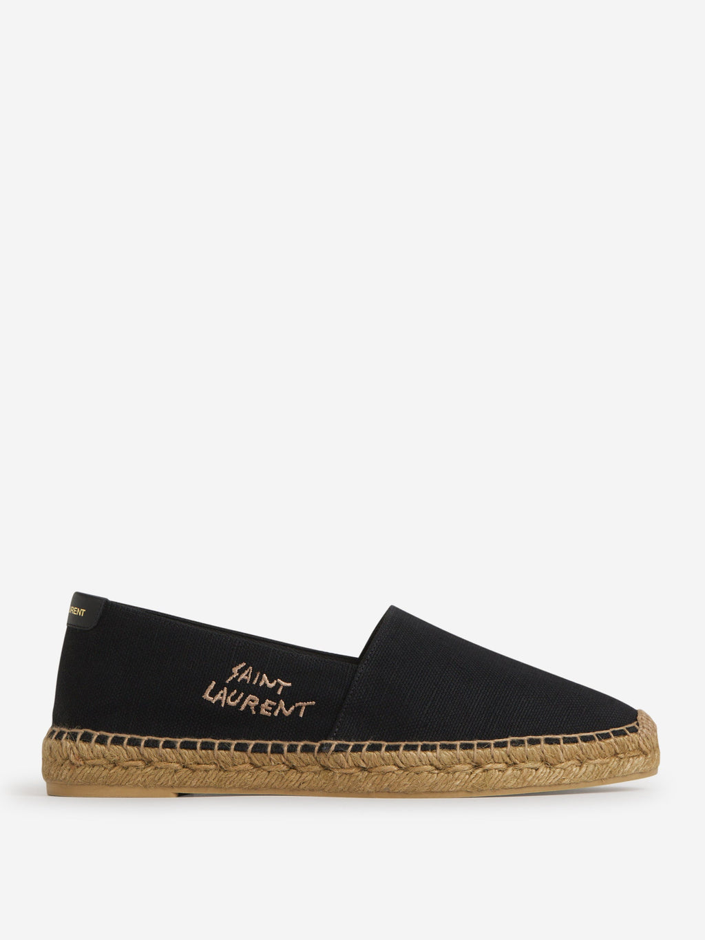 Оригінальна Embroidered Canvas Espadrilles Saint laurent – боковий вид