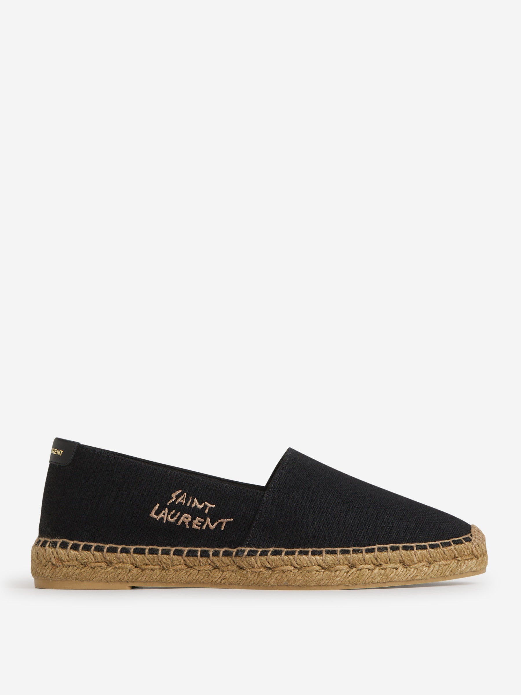 Оригінальна Embroidered Canvas Espadrilles Saint laurent – боковий вид