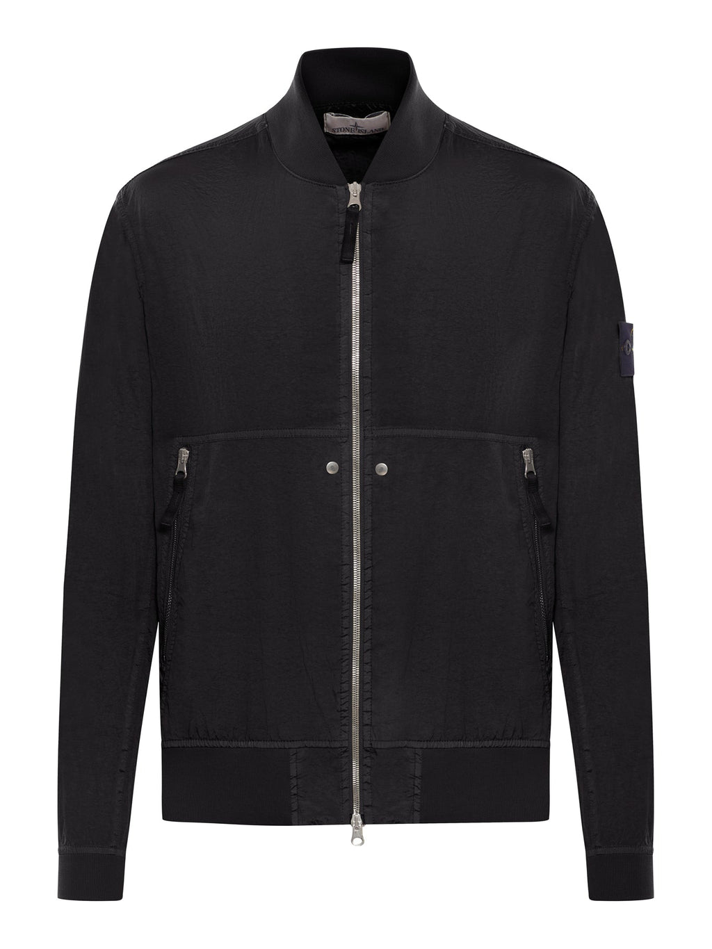 Technical Fabric Jacket With Compass Logo Stone island – Гарантія оригінальності – боковий вид