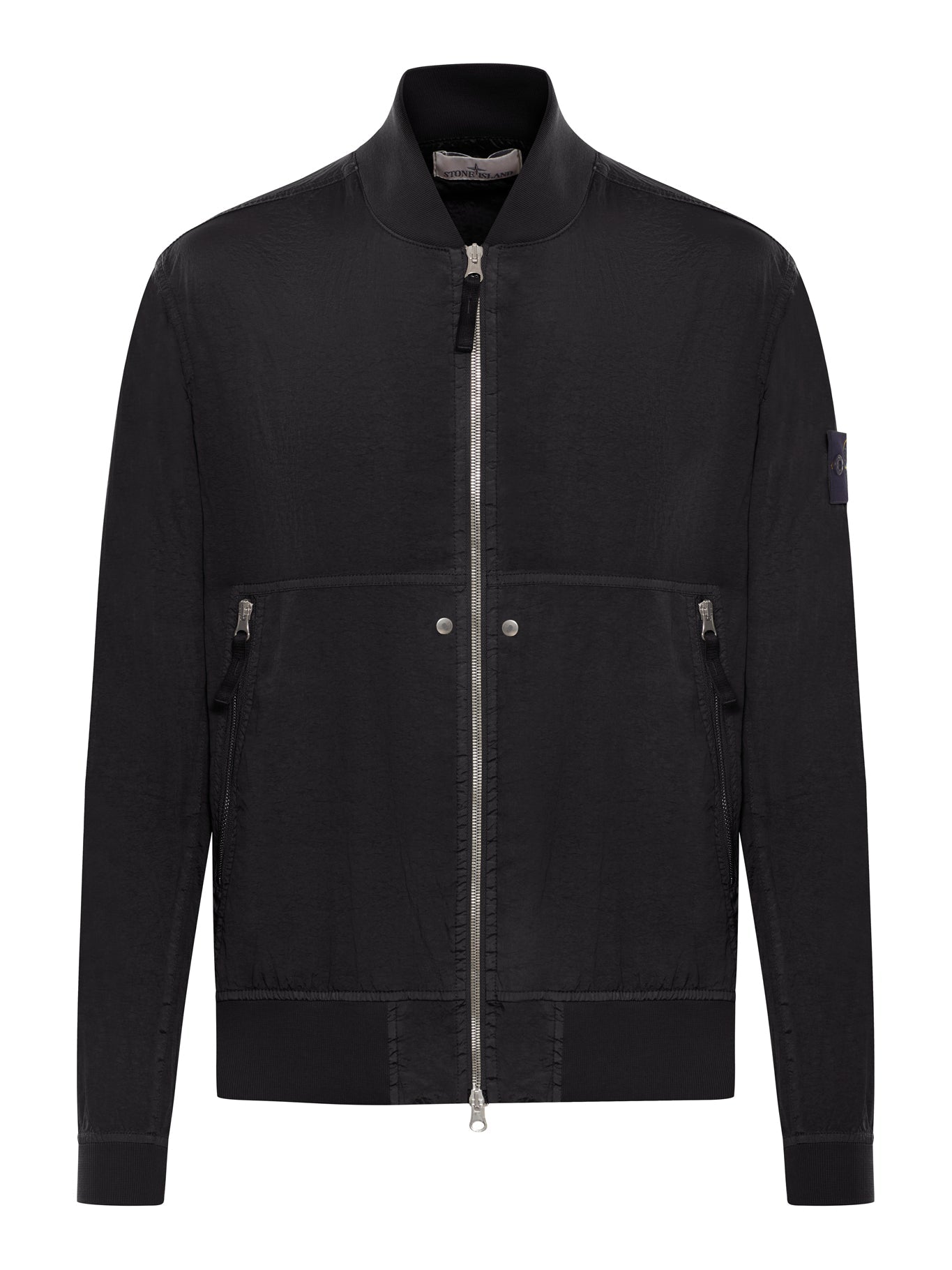 Technical Fabric Jacket With Compass Logo Stone island – Гарантія оригінальності – боковий вид
