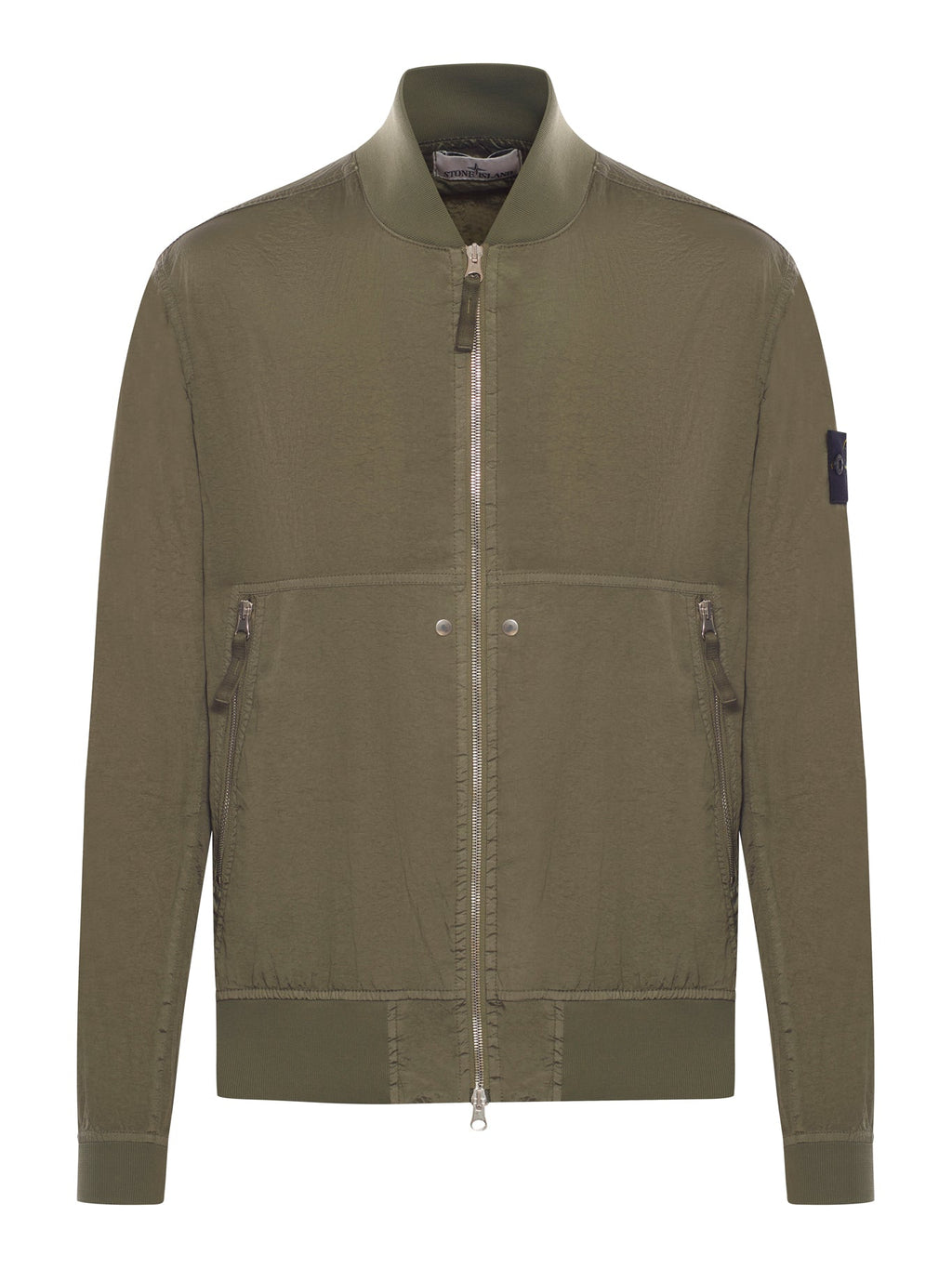 Technical Fabric Jacket With Compass Logo Stone island – Гарантія оригінальності – боковий вид