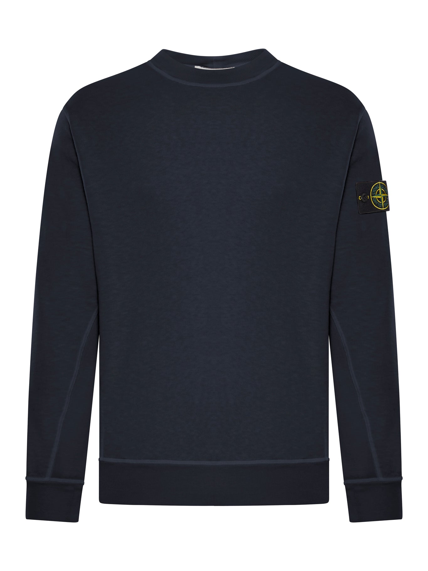Оригінальна Crew Neck Cotton Sweatshirt Stone island – боковий вид