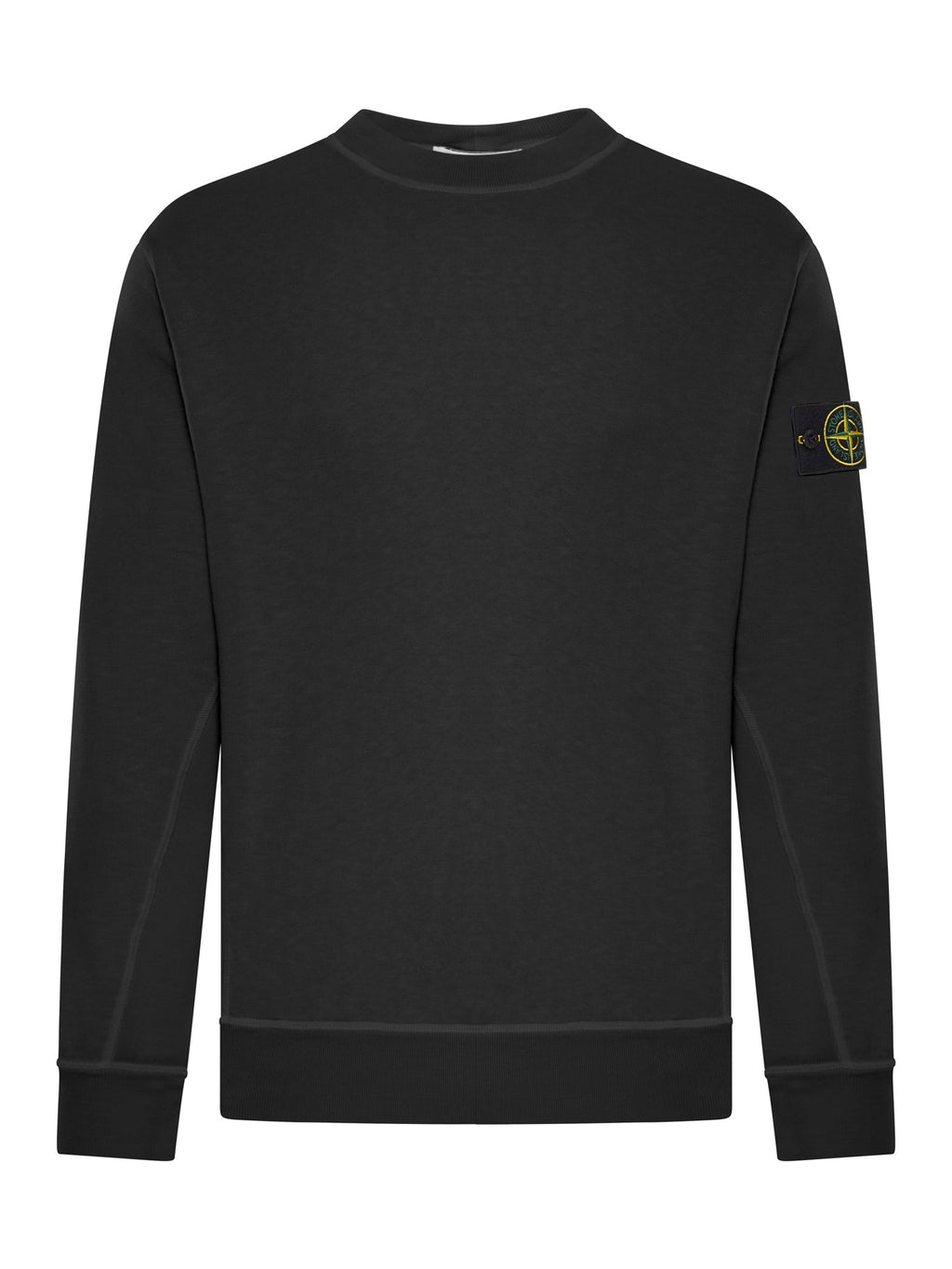 Оригінальна Crew Neck Cotton Sweatshirt Stone island – боковий вид