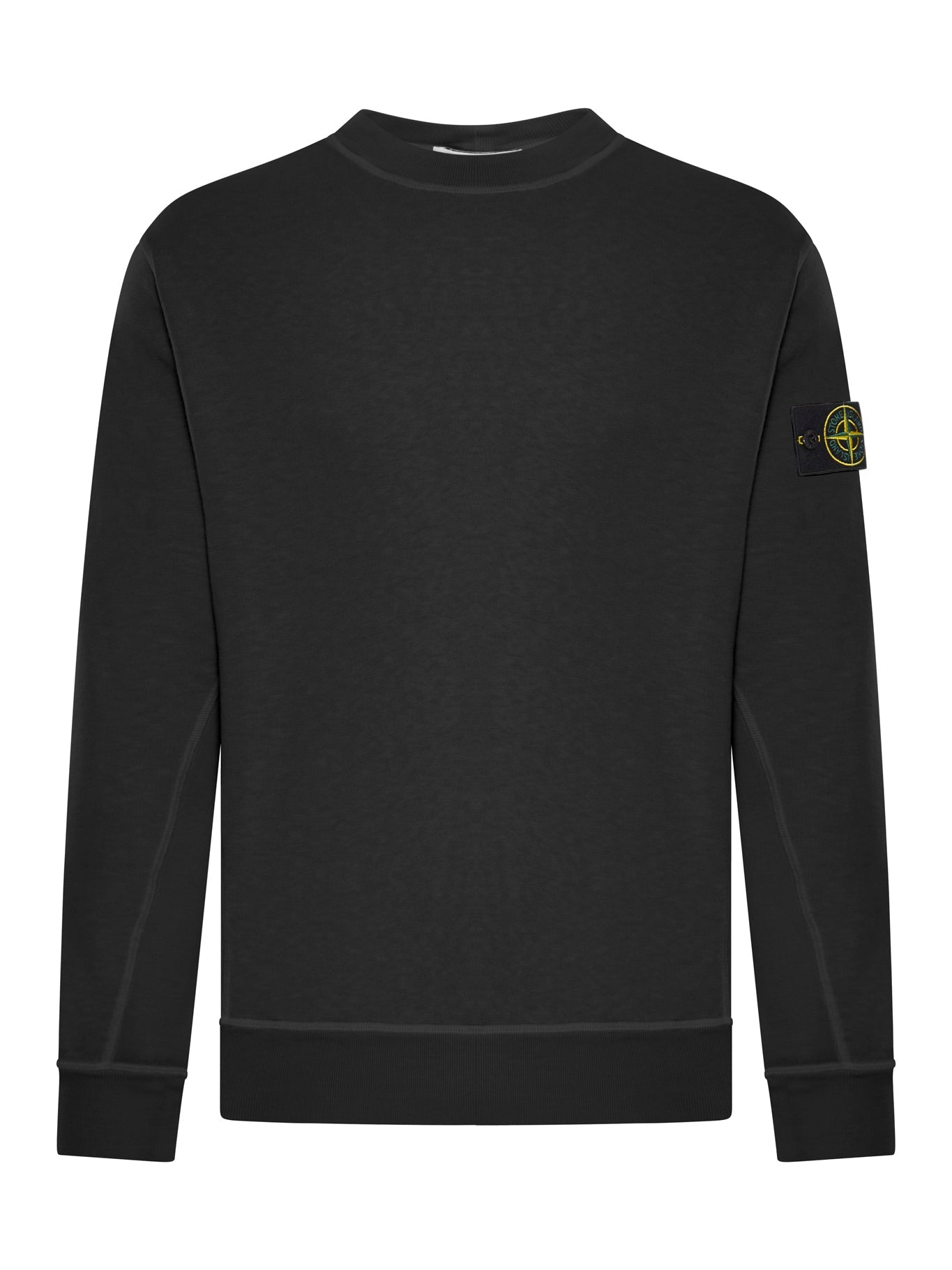 Оригінальна Crew Neck Cotton Sweatshirt Stone island – боковий вид