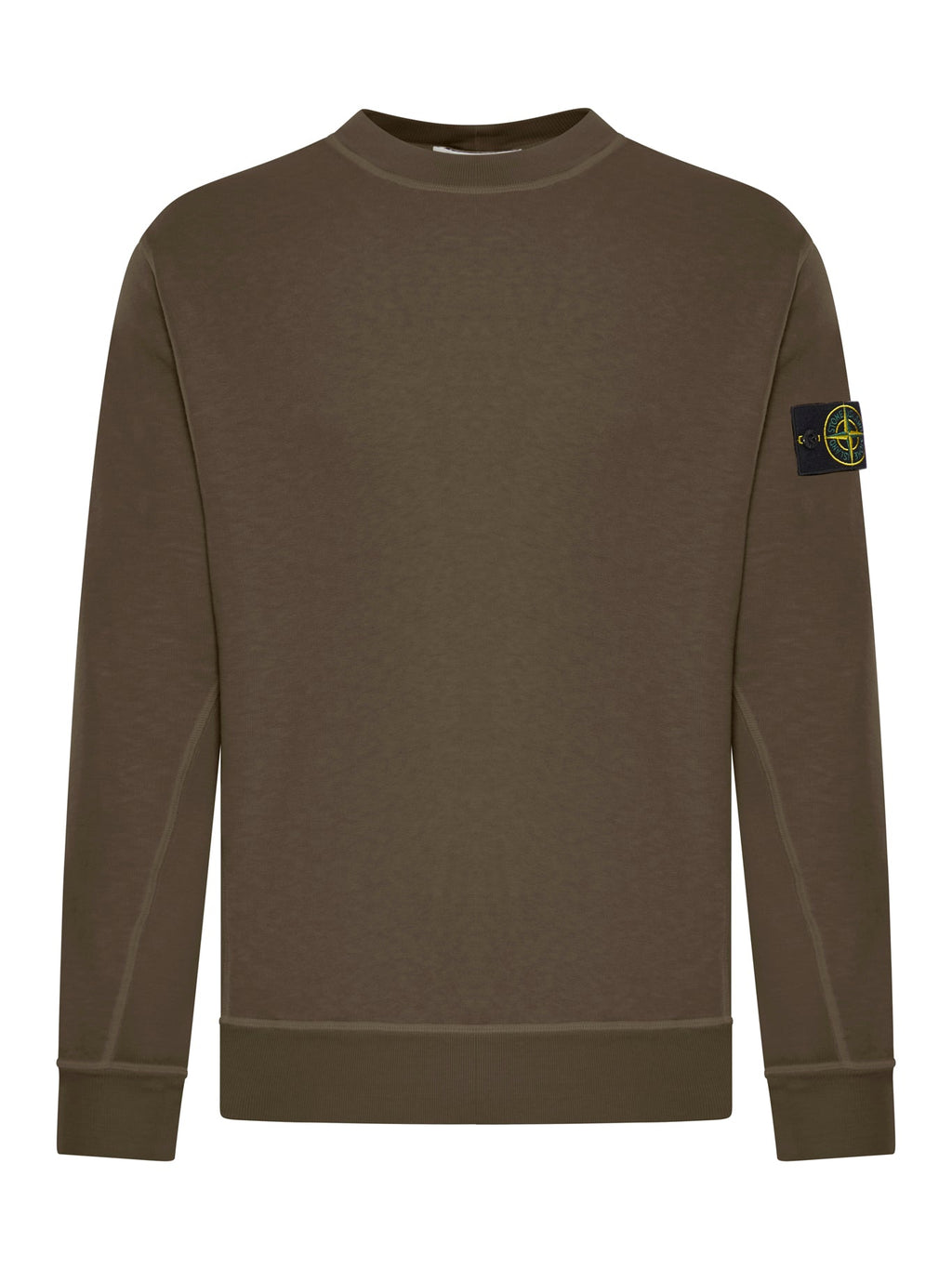 Оригінальна Crew Neck Cotton Sweatshirt Stone island – боковий вид