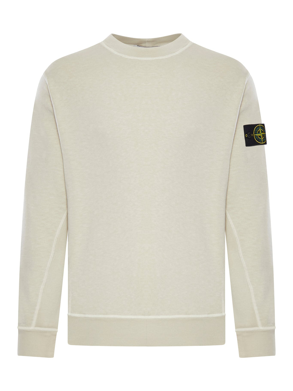 Оригінальна Crew Neck Cotton Sweatshirt Stone island – боковий вид