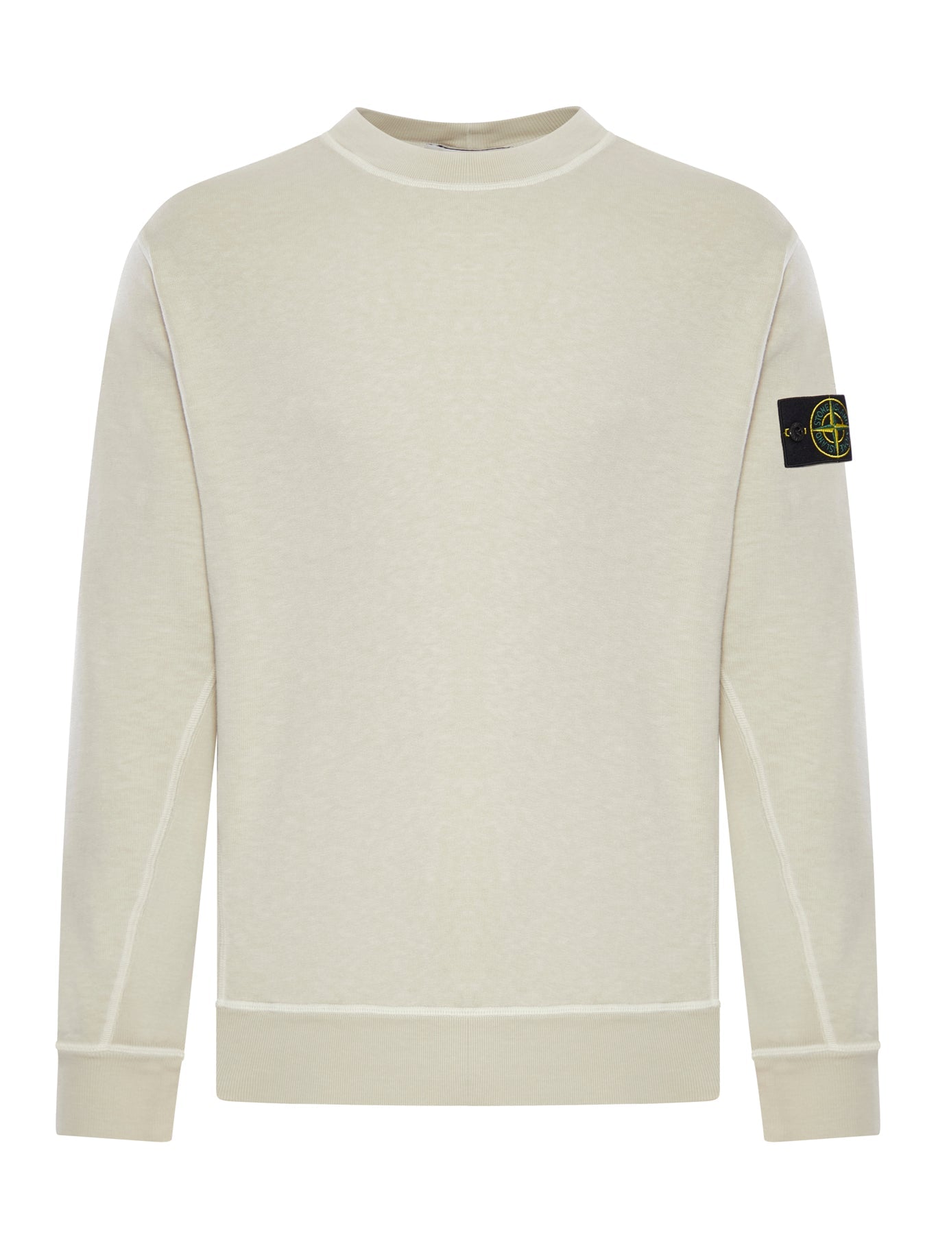 Оригінальна Crew Neck Cotton Sweatshirt Stone island – боковий вид