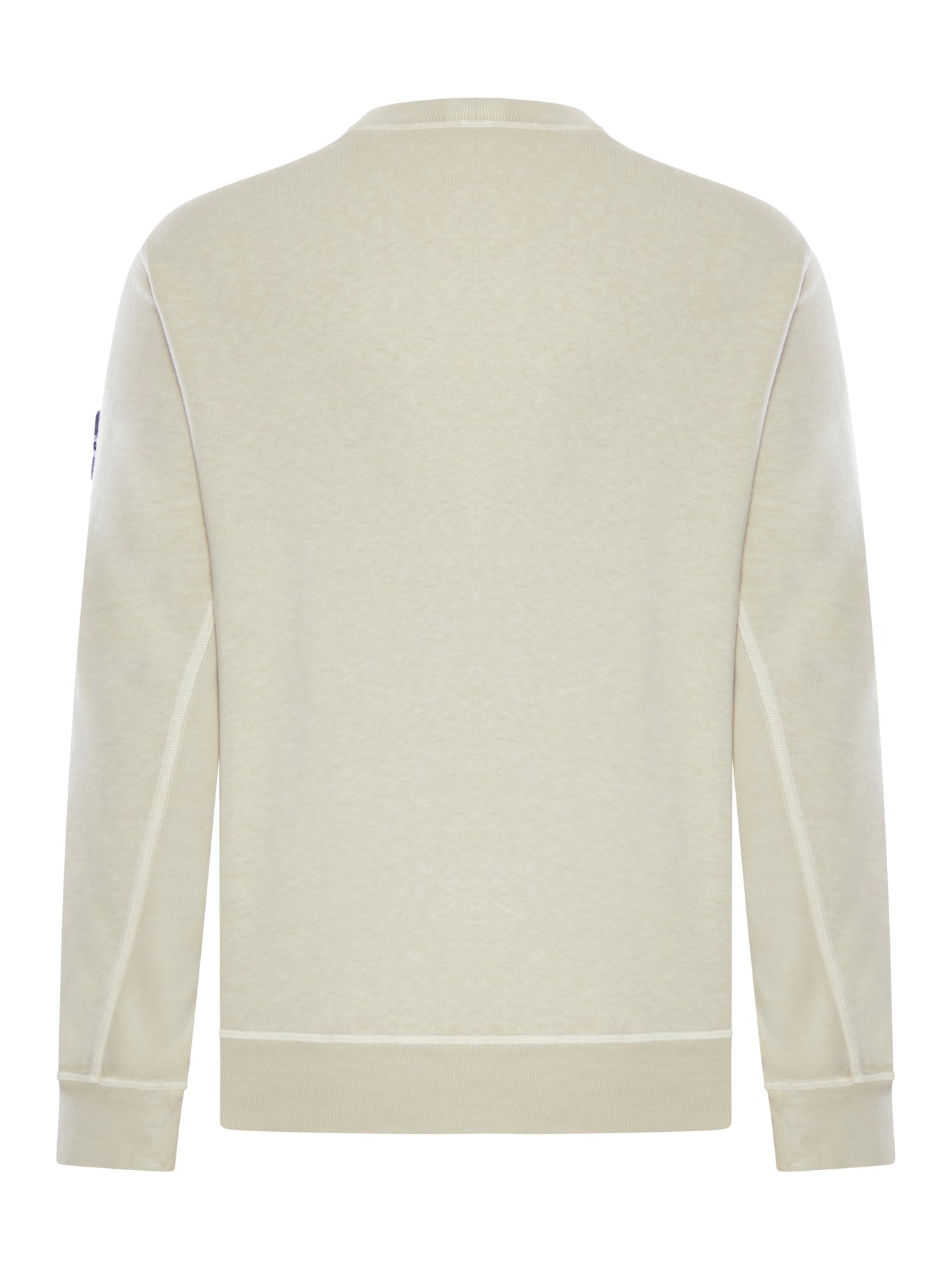 Оригінальна Crew Neck Cotton Sweatshirt Stone island – вид ззаду