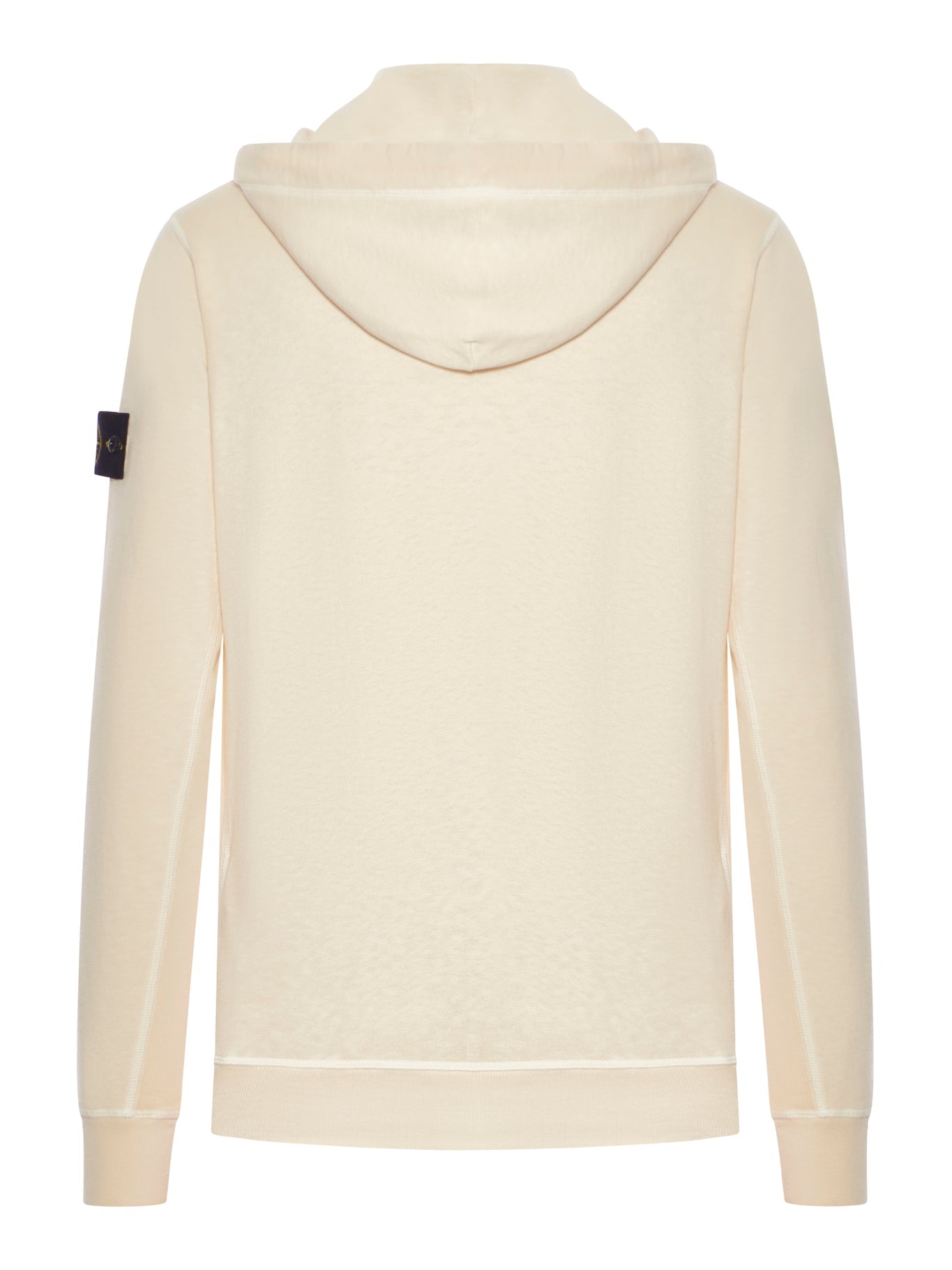 Cotton Zip-Up Hoodie Stone island оригінал – Купити в Україні – вид ззаду