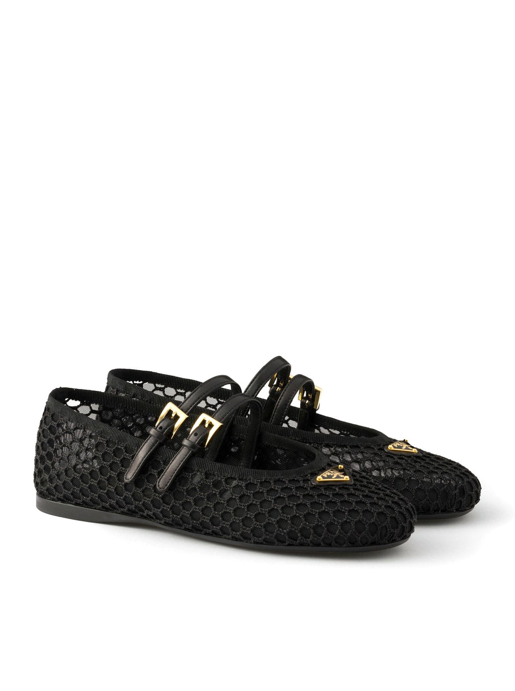 Net Fabric Ballerinas Prada оригінал – Купити в Україні – вид ззаду