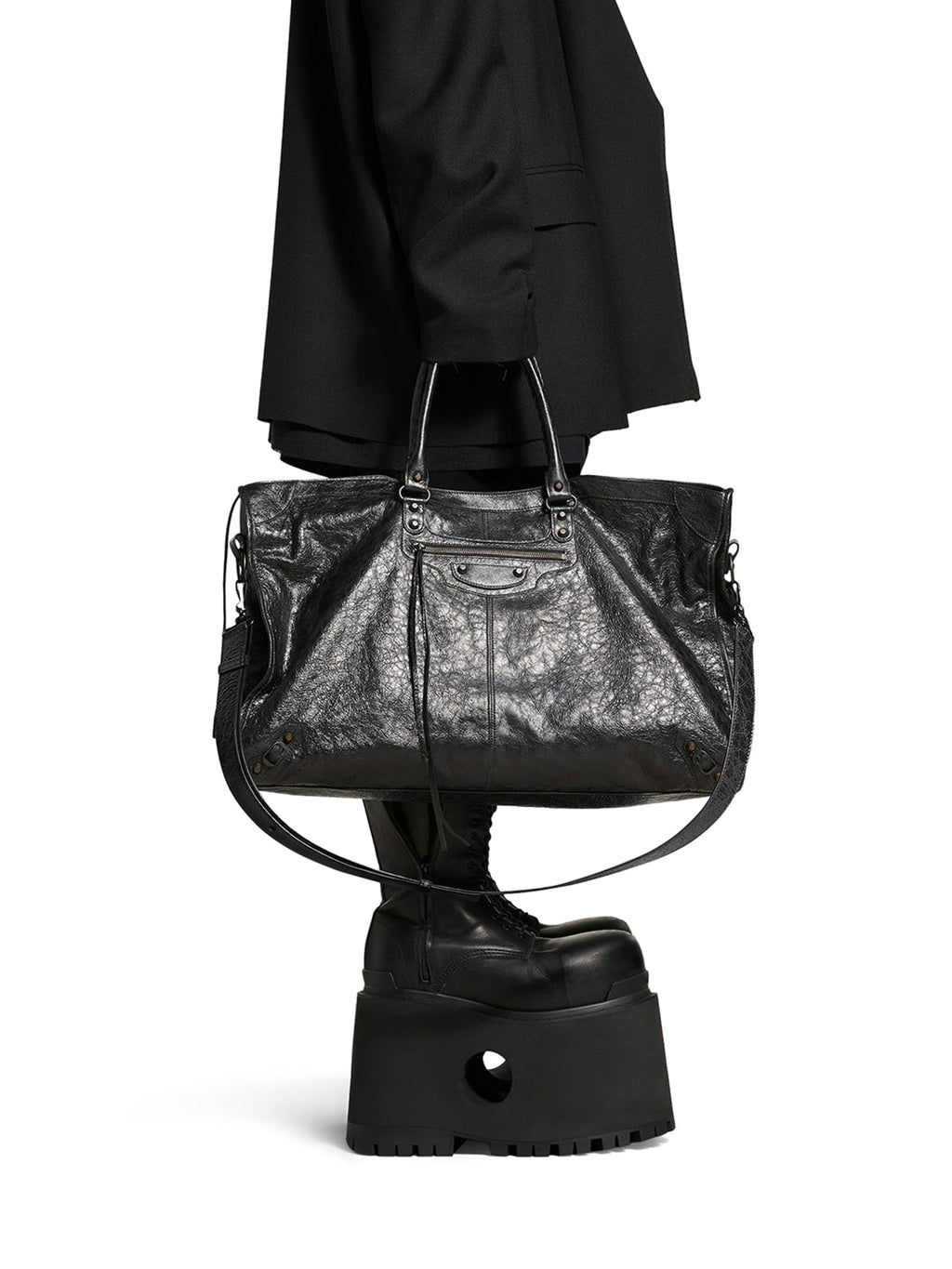 Le City Travel Bag Balenciaga – Гарантія оригінальності – вид ззаду
