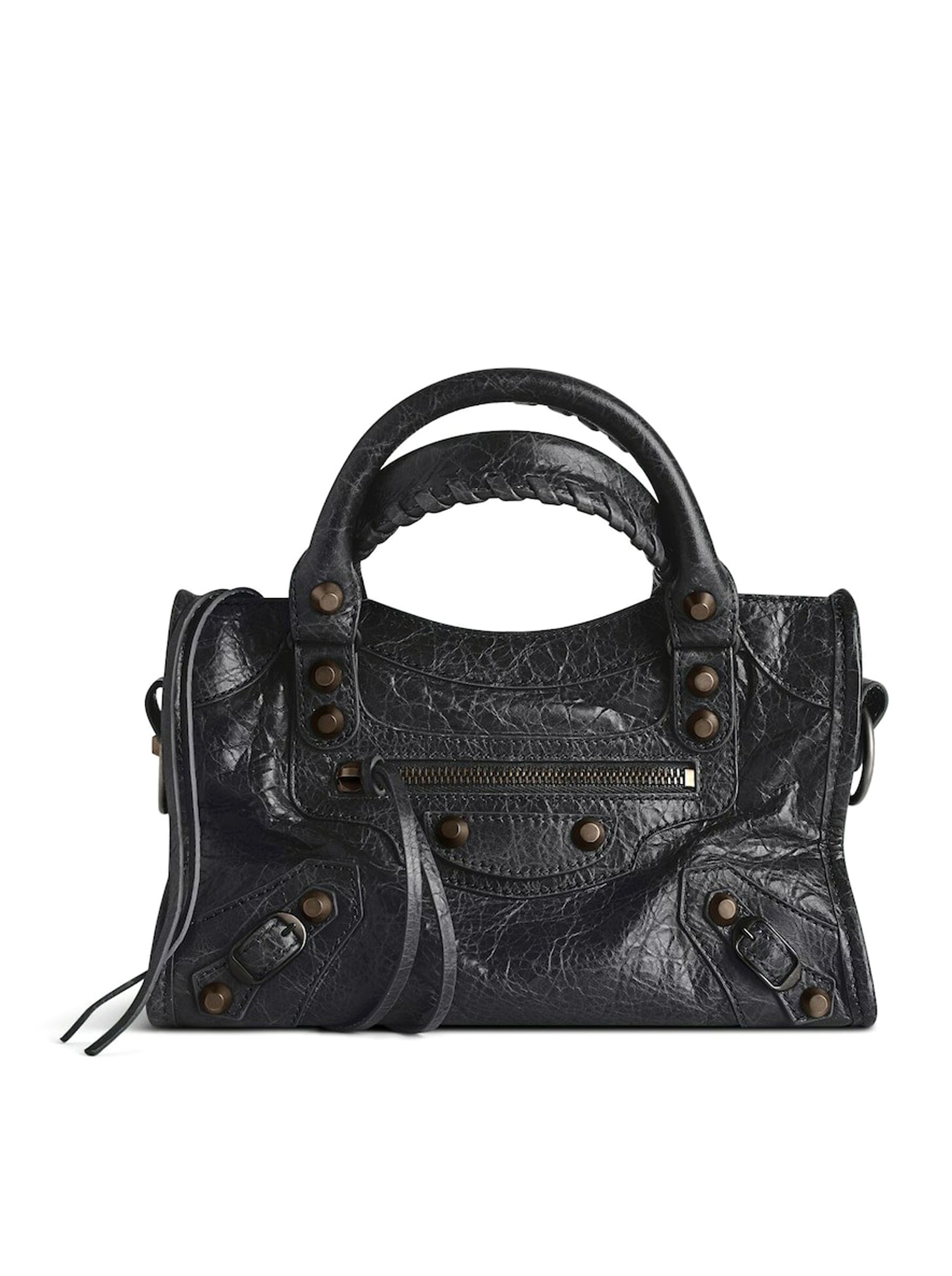 Le City Mini Women`s Bag In Black Balenciaga – Гарантія оригінальності – боковий вид