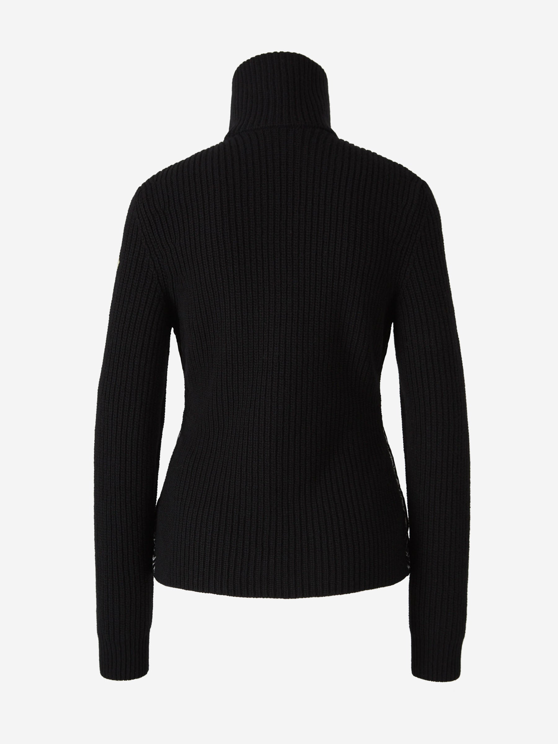 Logo Quilted Cardigan Moncler – Гарантія оригінальності – детальний вид - MONCLER