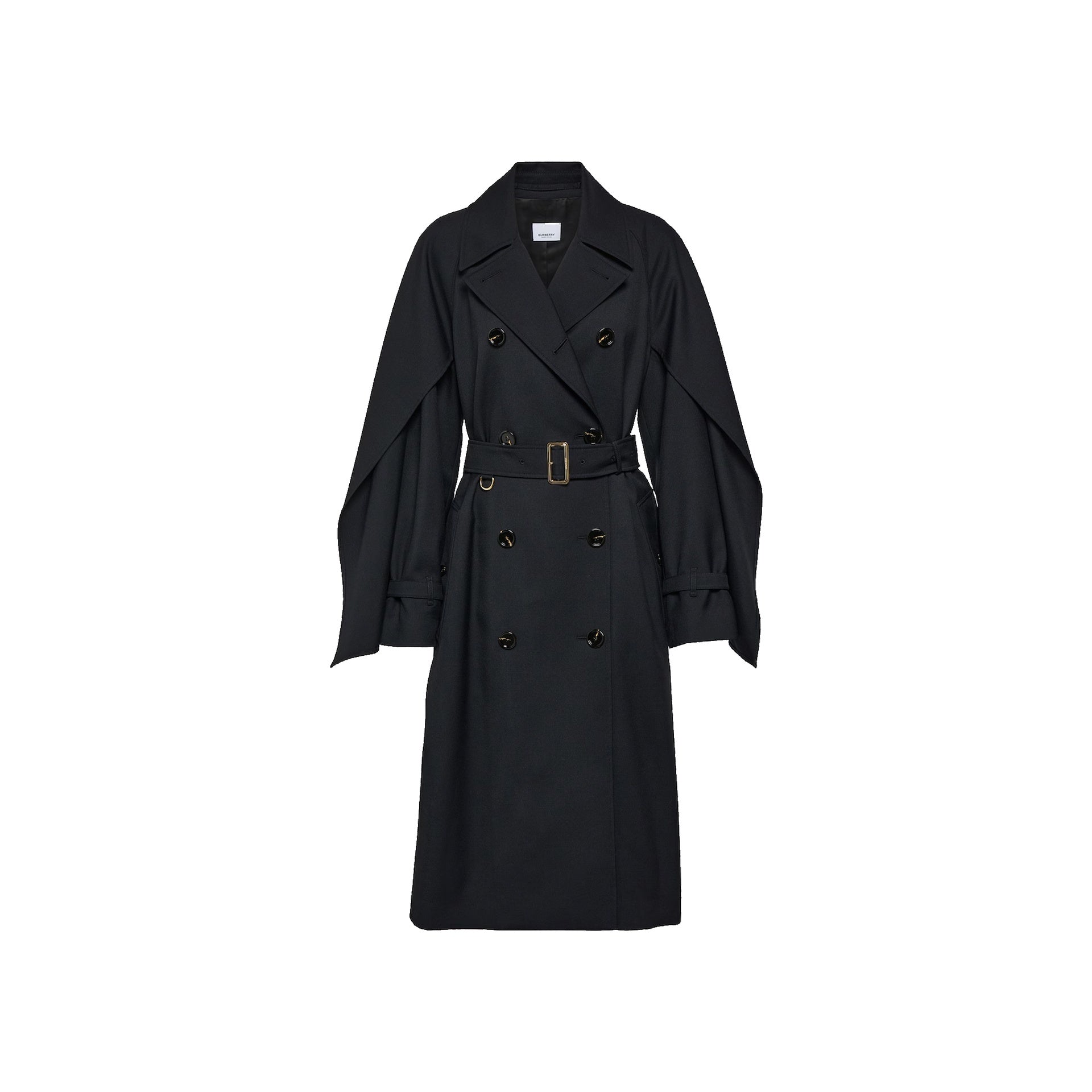 Оригінальна Blend Wool Trench Coat Burberry – боковий вид